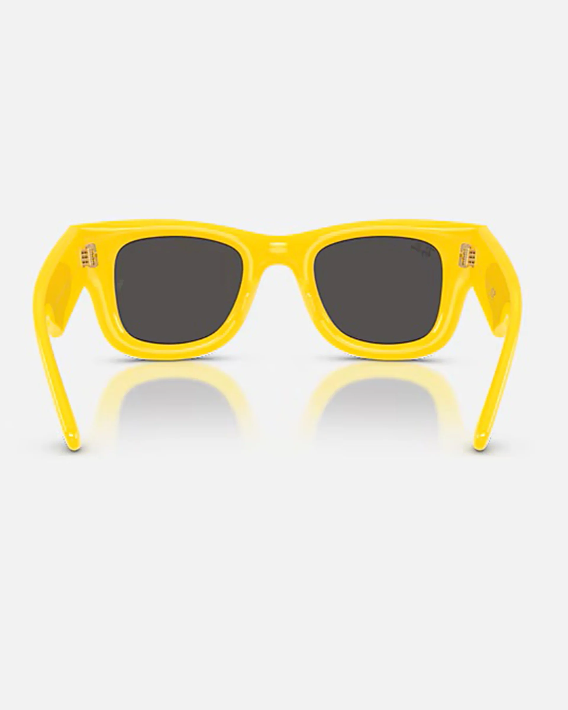 Wayfarer Puffer Sunglasses - Polished Yellow/Ultra Black - Image 5