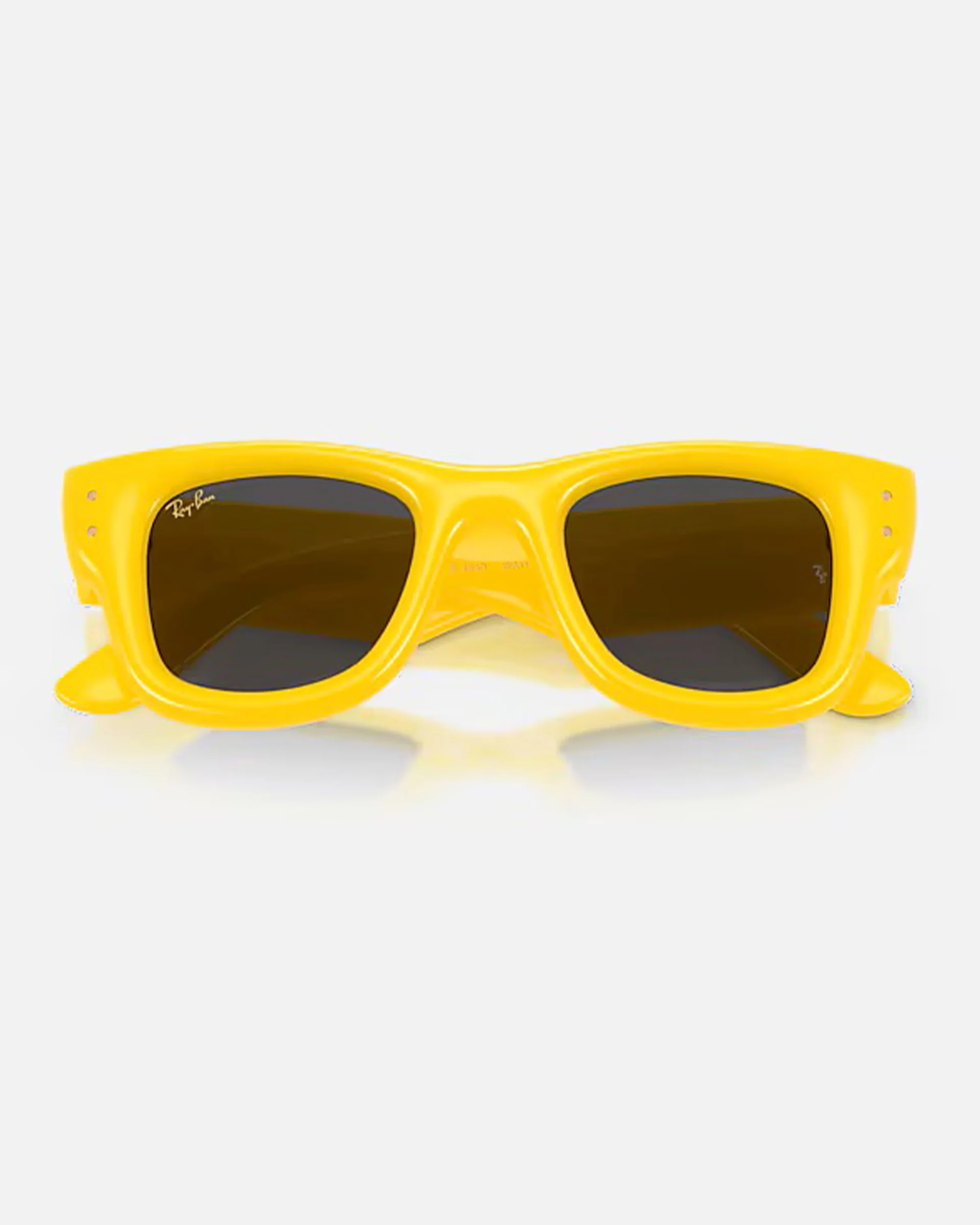 Wayfarer Puffer Sunglasses - Polished Yellow/Ultra Black - Image 6