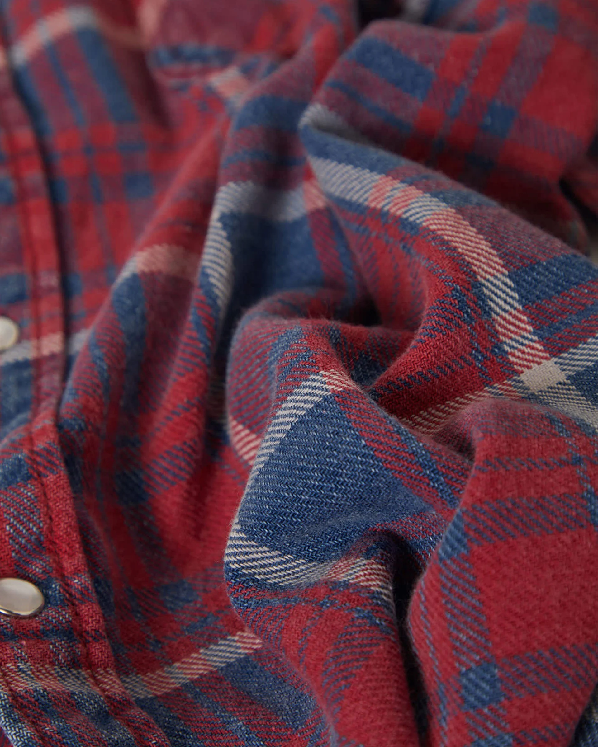 Waylon Lightweight Overshirt - Denim Plaid - Image 8