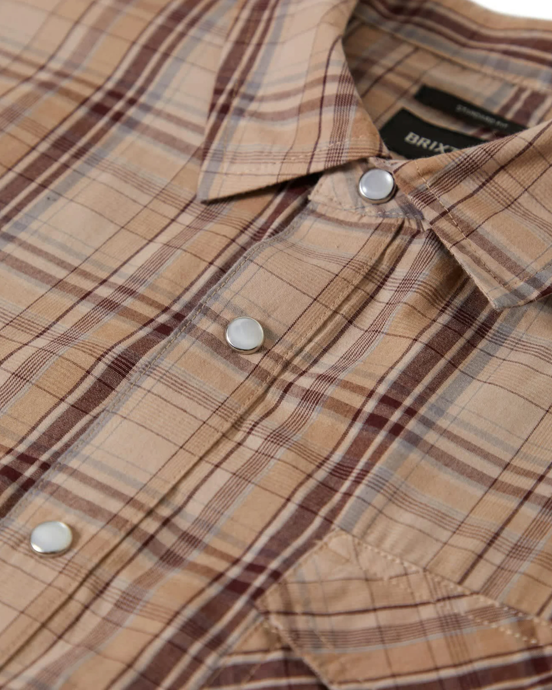 Wayne Western S/S Shirt - Western Plaid - Image 7