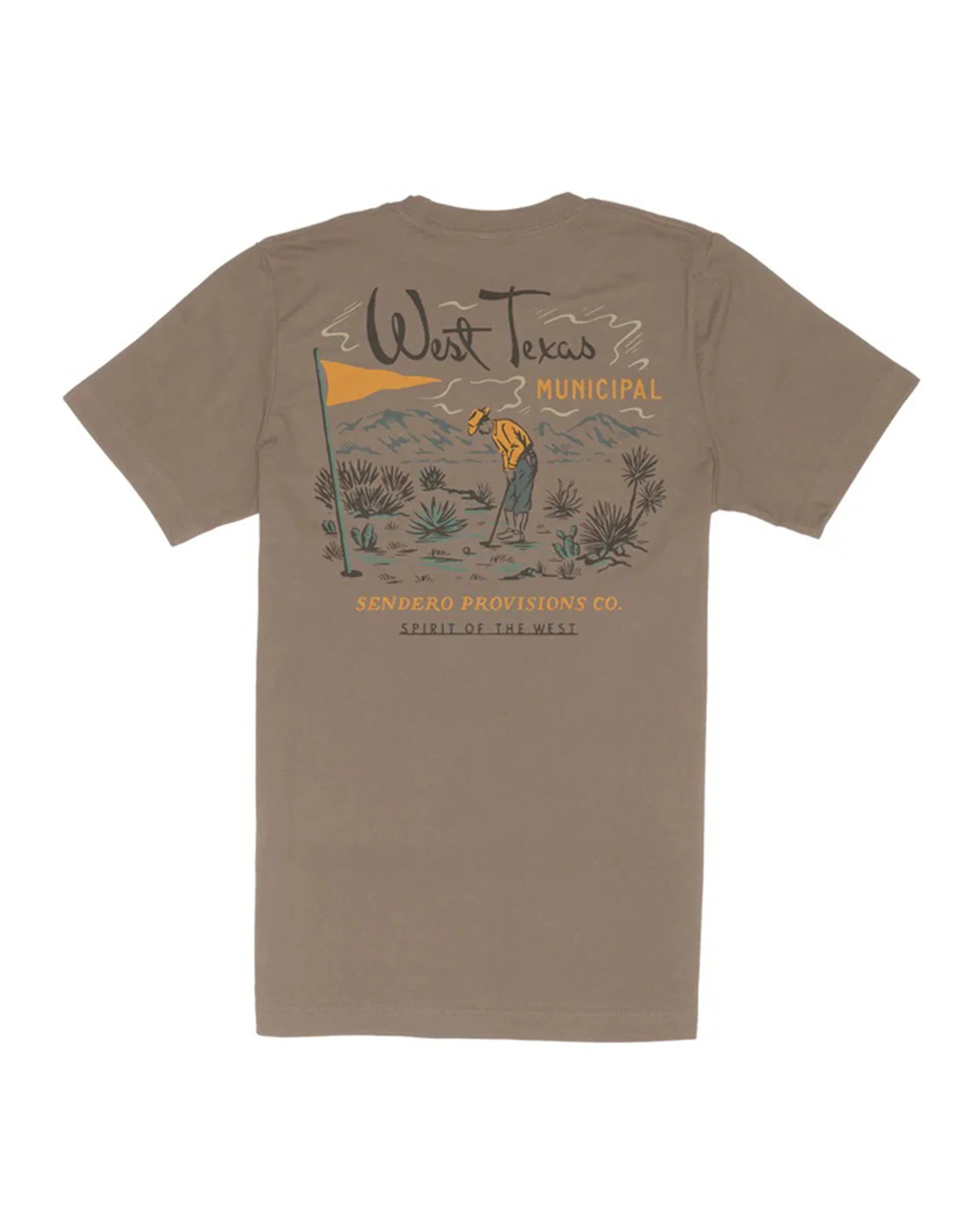 West Texas Municipal S/S T-Shirt - Light Brown