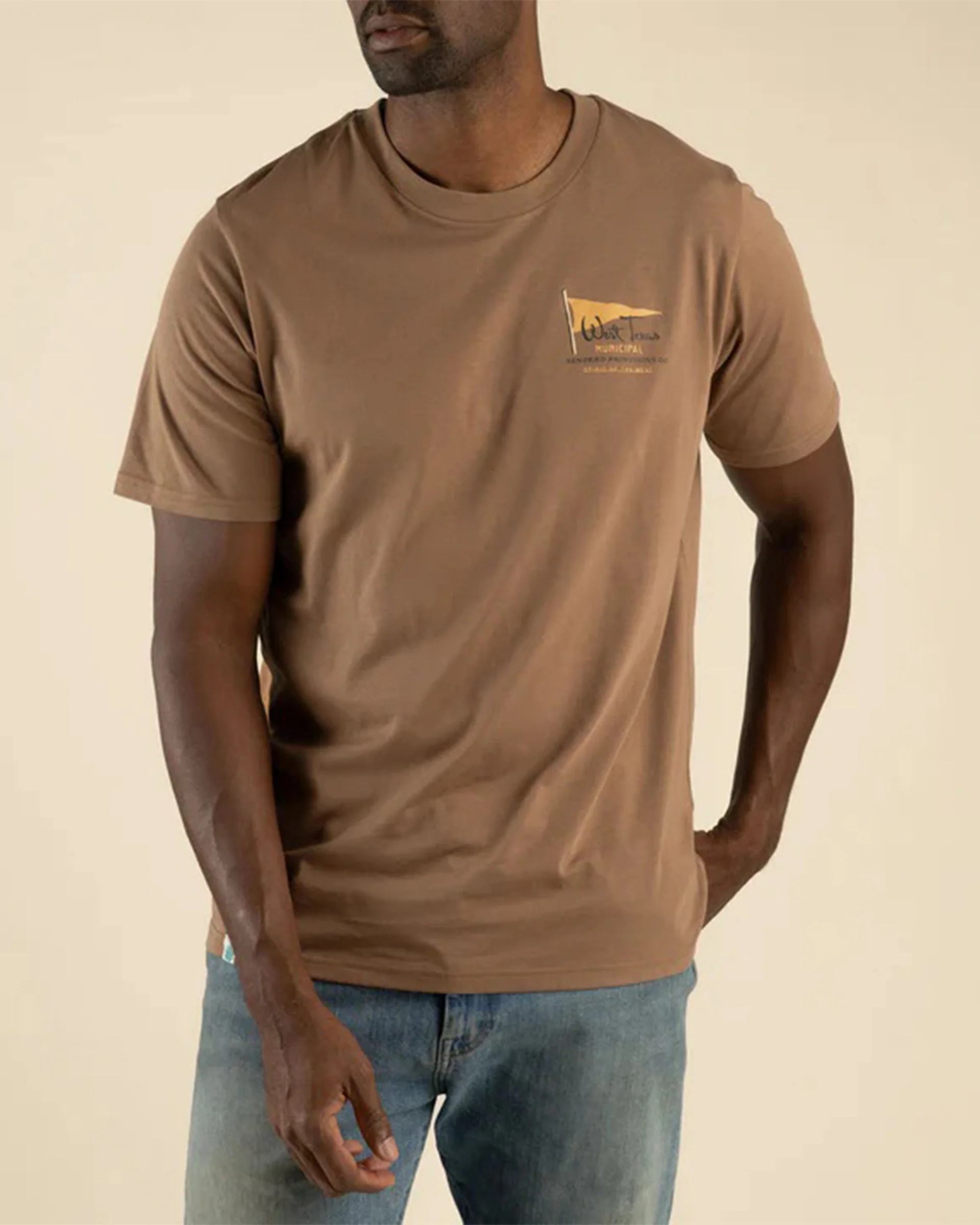 West Texas Municipal S/S T-Shirt - Light Brown - Image 2