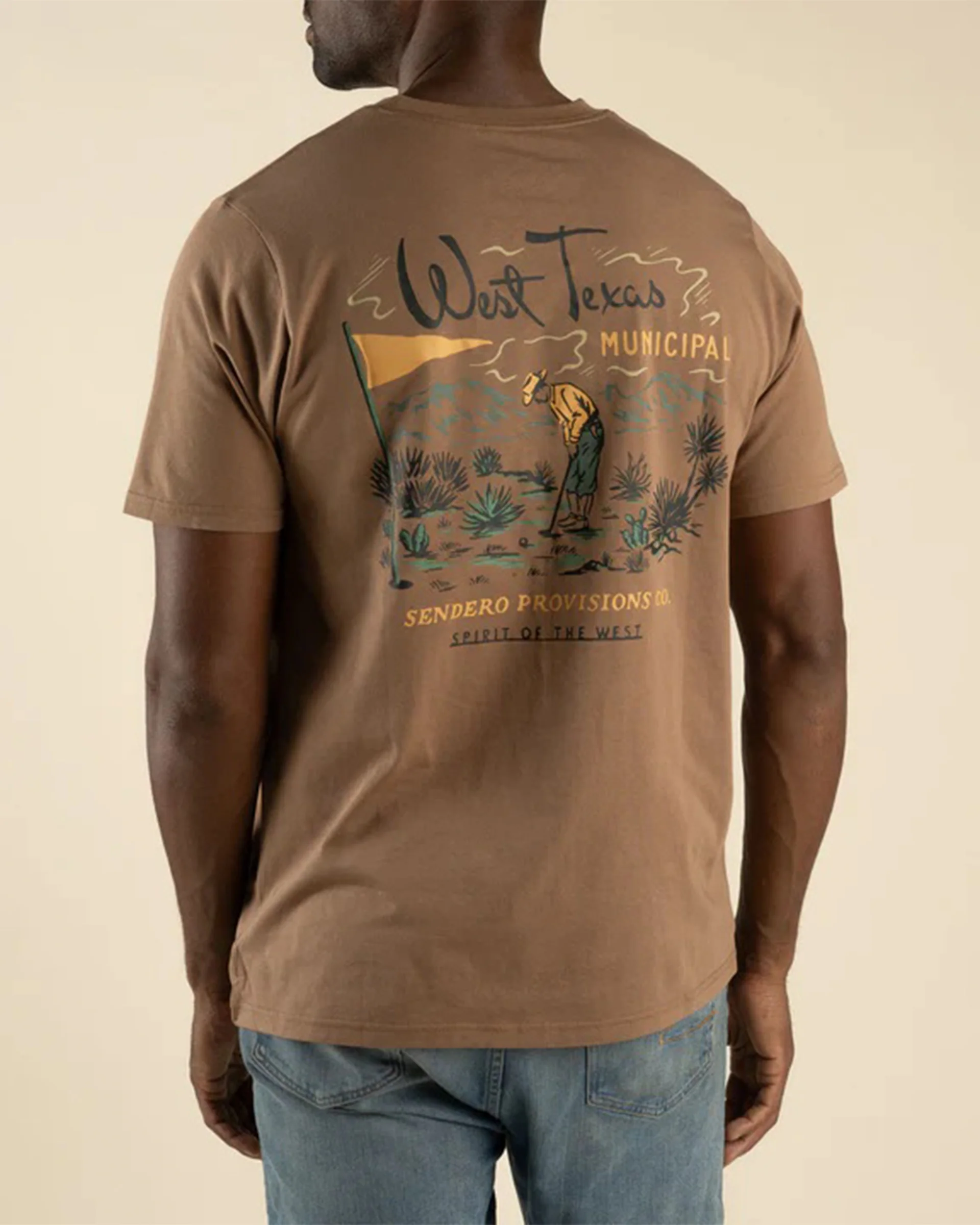 West Texas Municipal S/S T-Shirt - Light Brown - Image 4