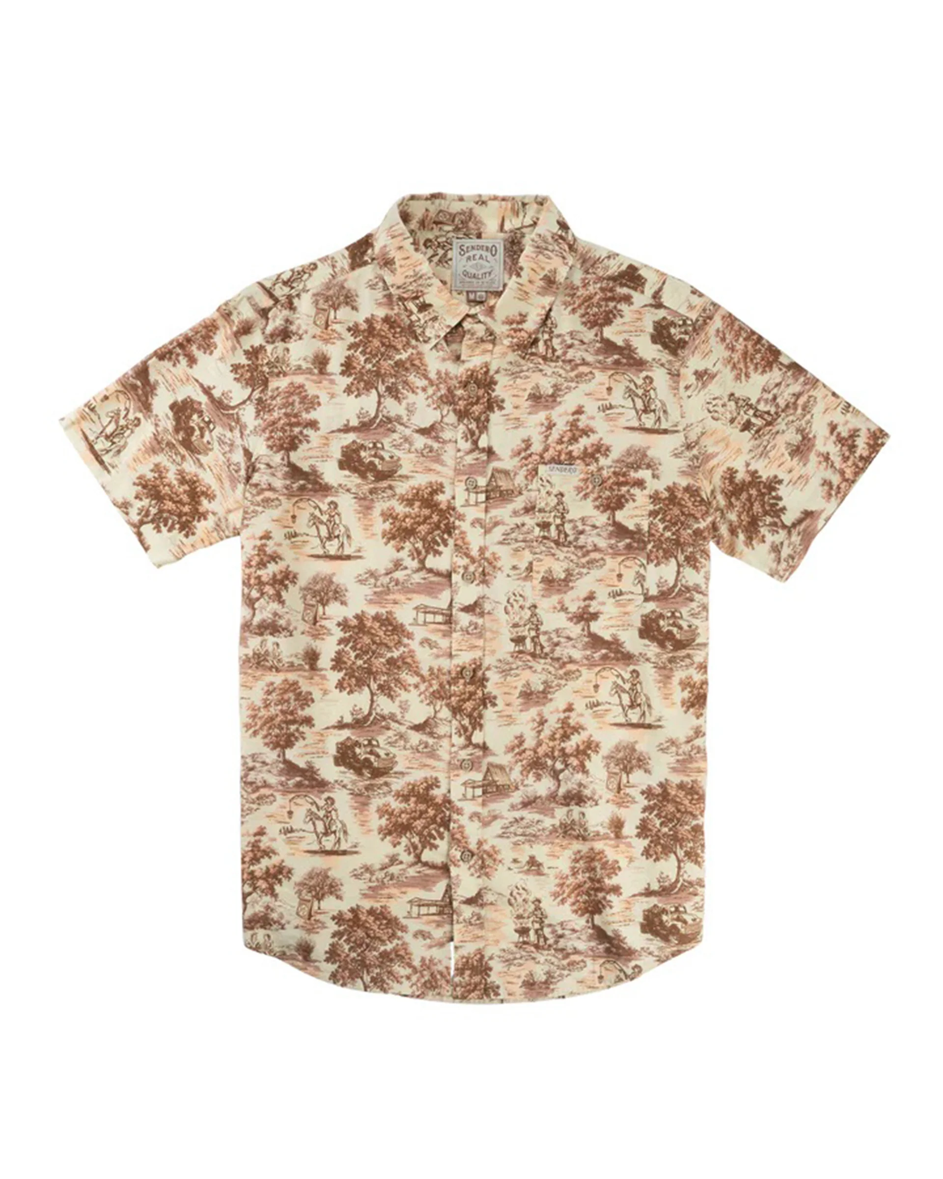 Whataburger x Sendero City Slicker S/S Shirt - Whataburger Toile