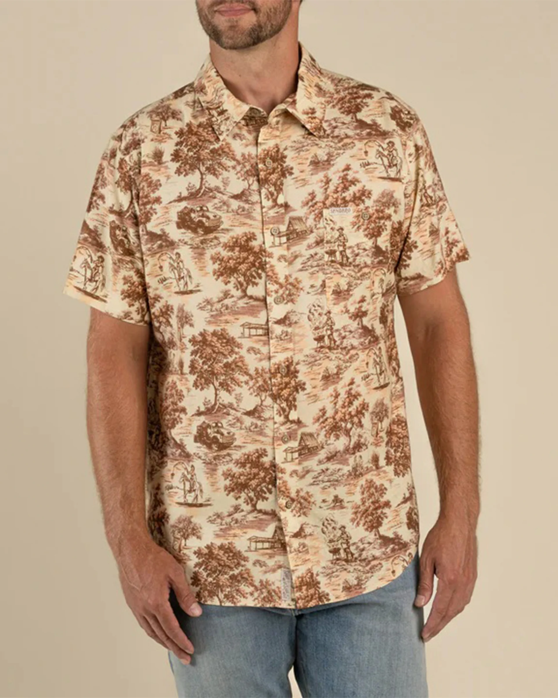 Whataburger x Sendero City Slicker S/S Shirt - Whataburger Toile - Image 3