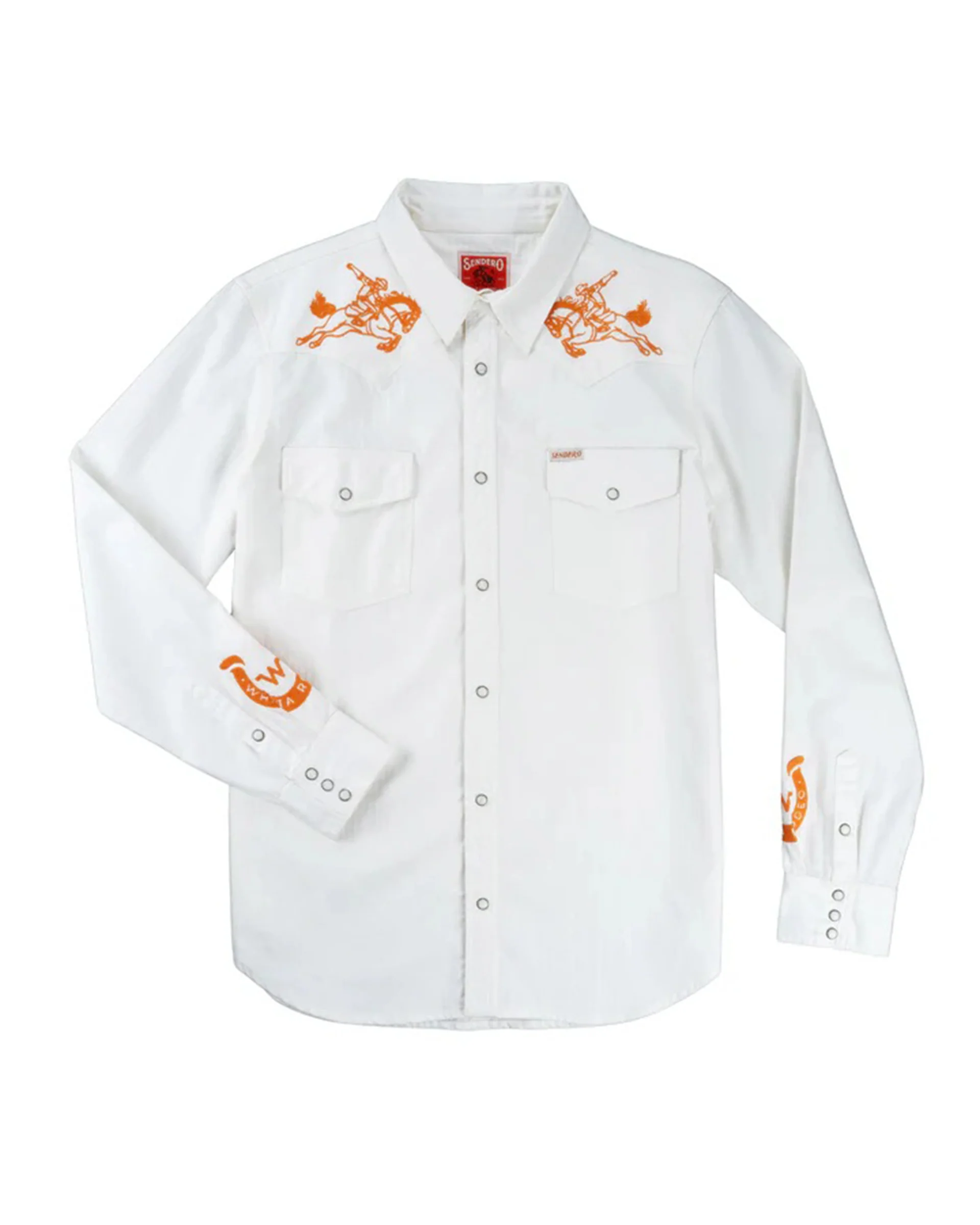 Whataburger x Sendero The Wyatt Pearl Snap L/S Embroidered Shirt - WhataRodeo