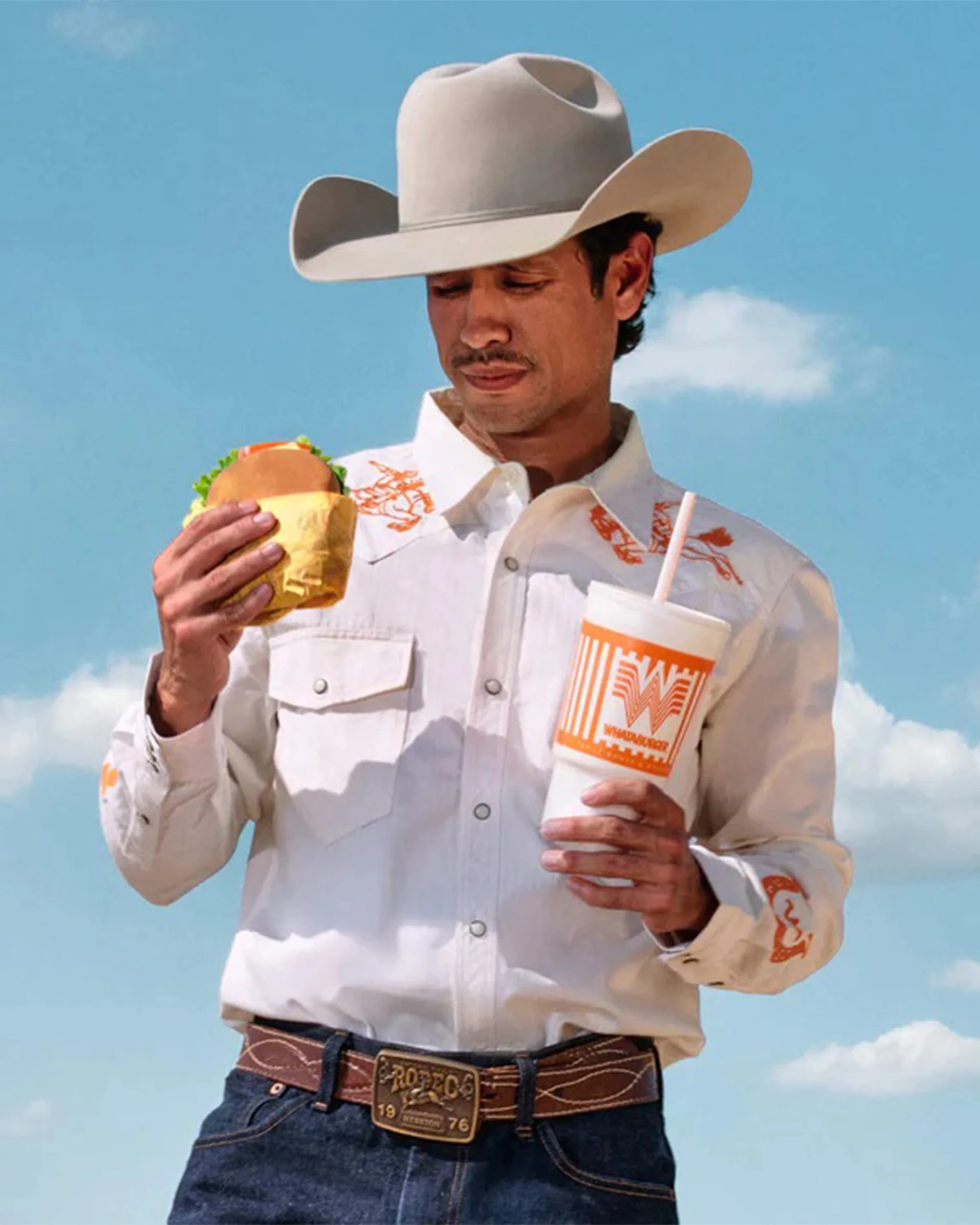 Whataburger x Sendero The Wyatt Pearl Snap L/S Embroidered Shirt - WhataRodeo - Image 2