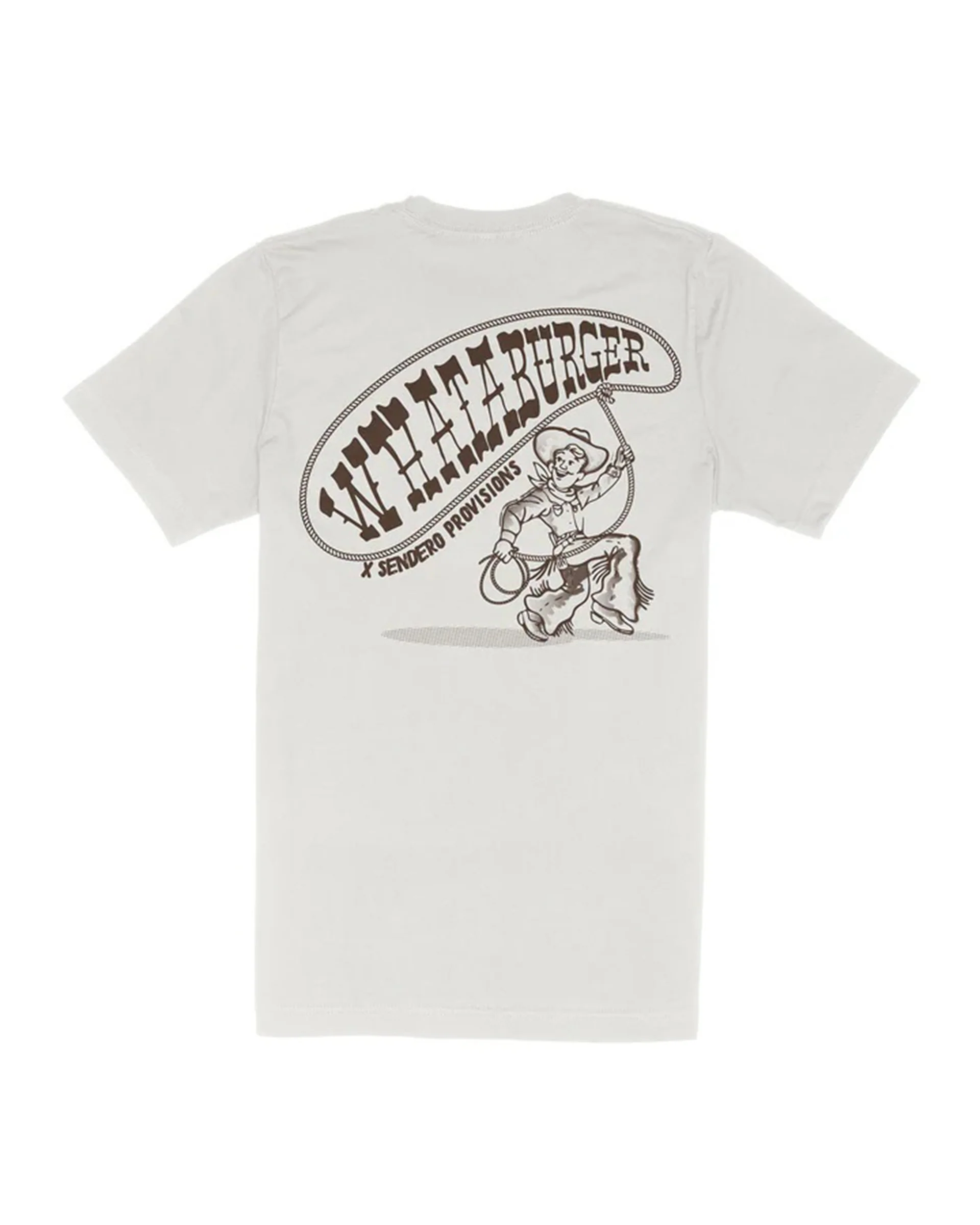 Whataburger x Sendero WhataRopin' S/S T-Shirt - Vintage White