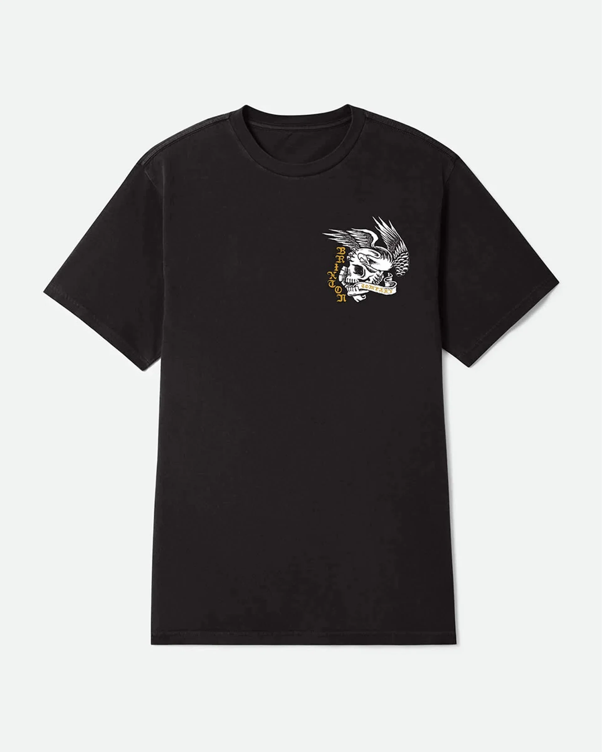 Wolcott S/S Standard T-Shirt - Black Worn Wash
