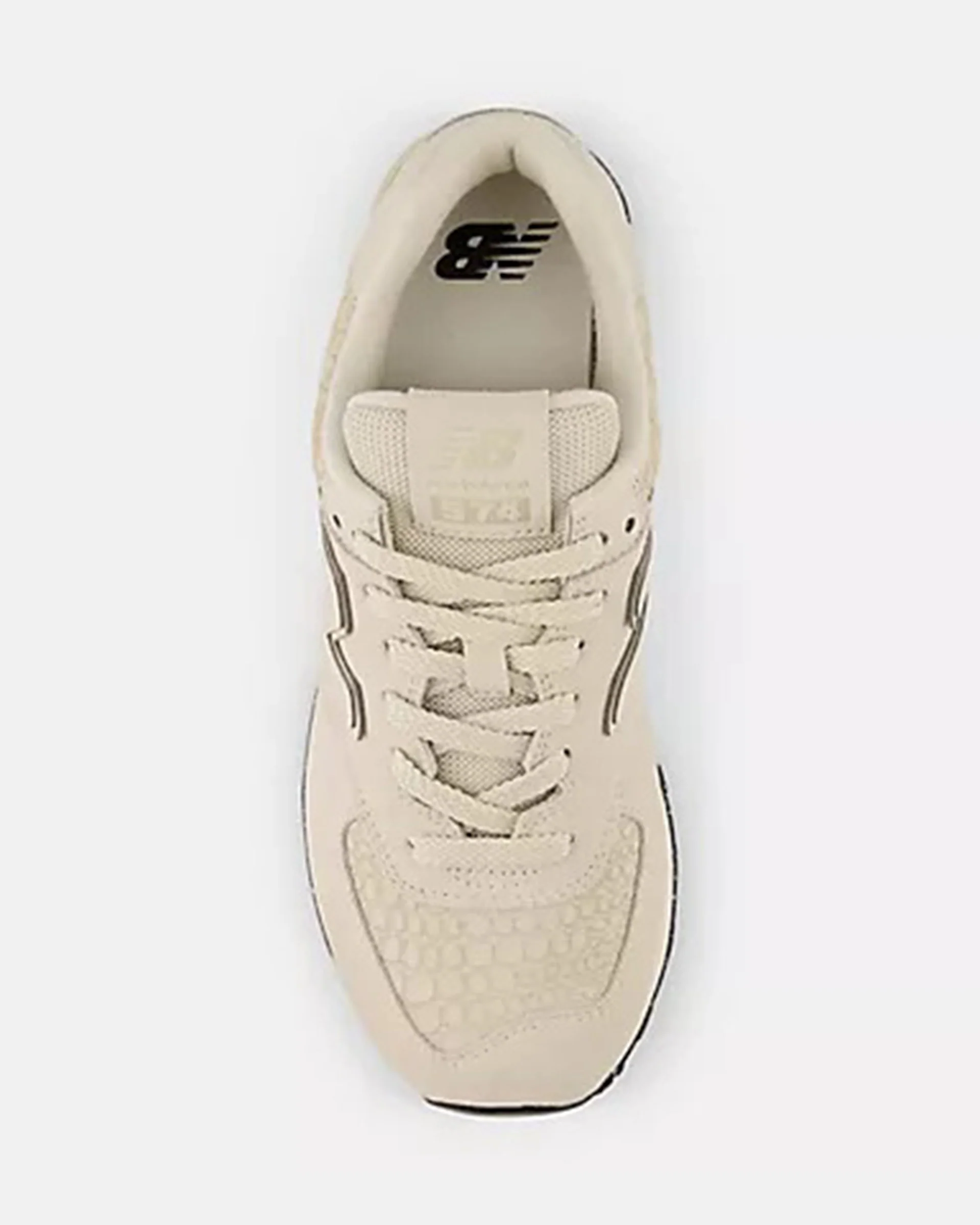Women's 574 Shoe - White with Bone - Image 4