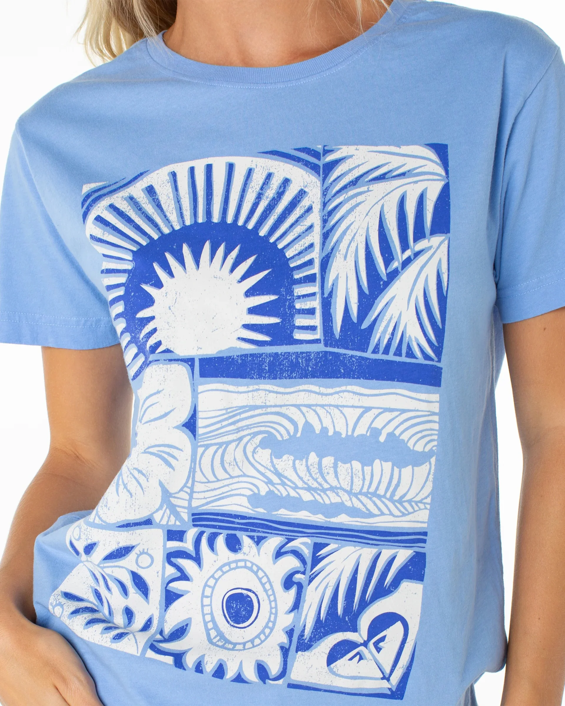 Women's Beach Things S/S T-Shirt - Cornflower Blue Beach Things - Image 4