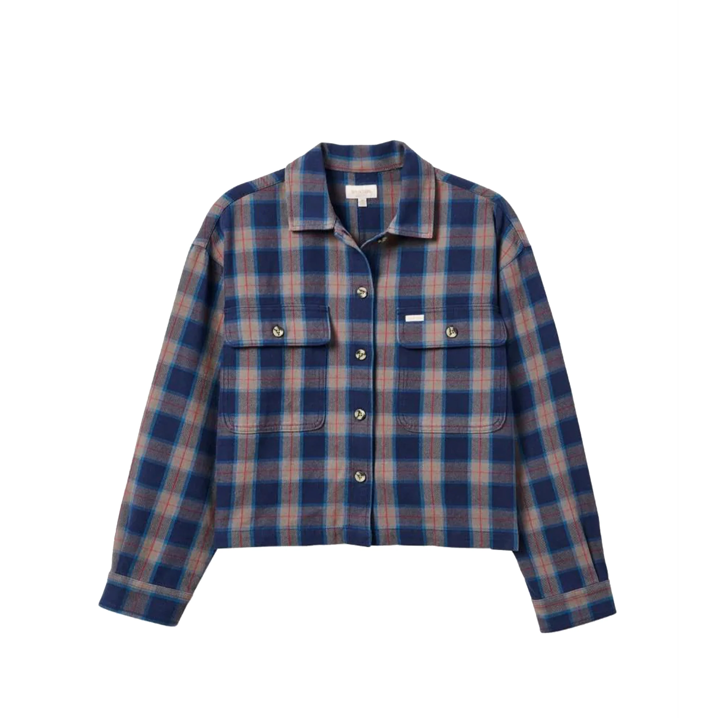 Women's Bowery Flannel - Navy/Charcoal - Image 3