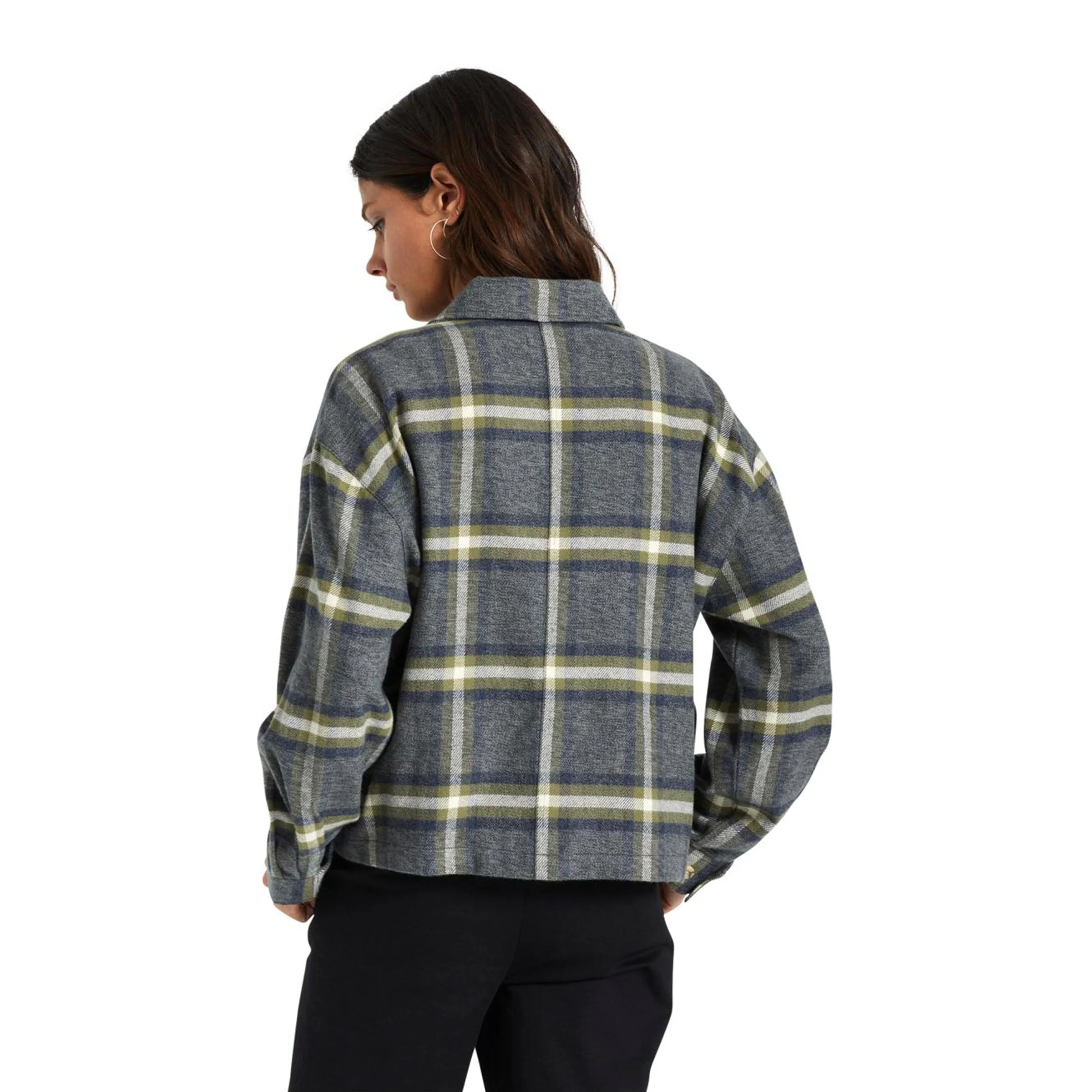 Women's Bowery Flannel - Washed Navy - Image 3