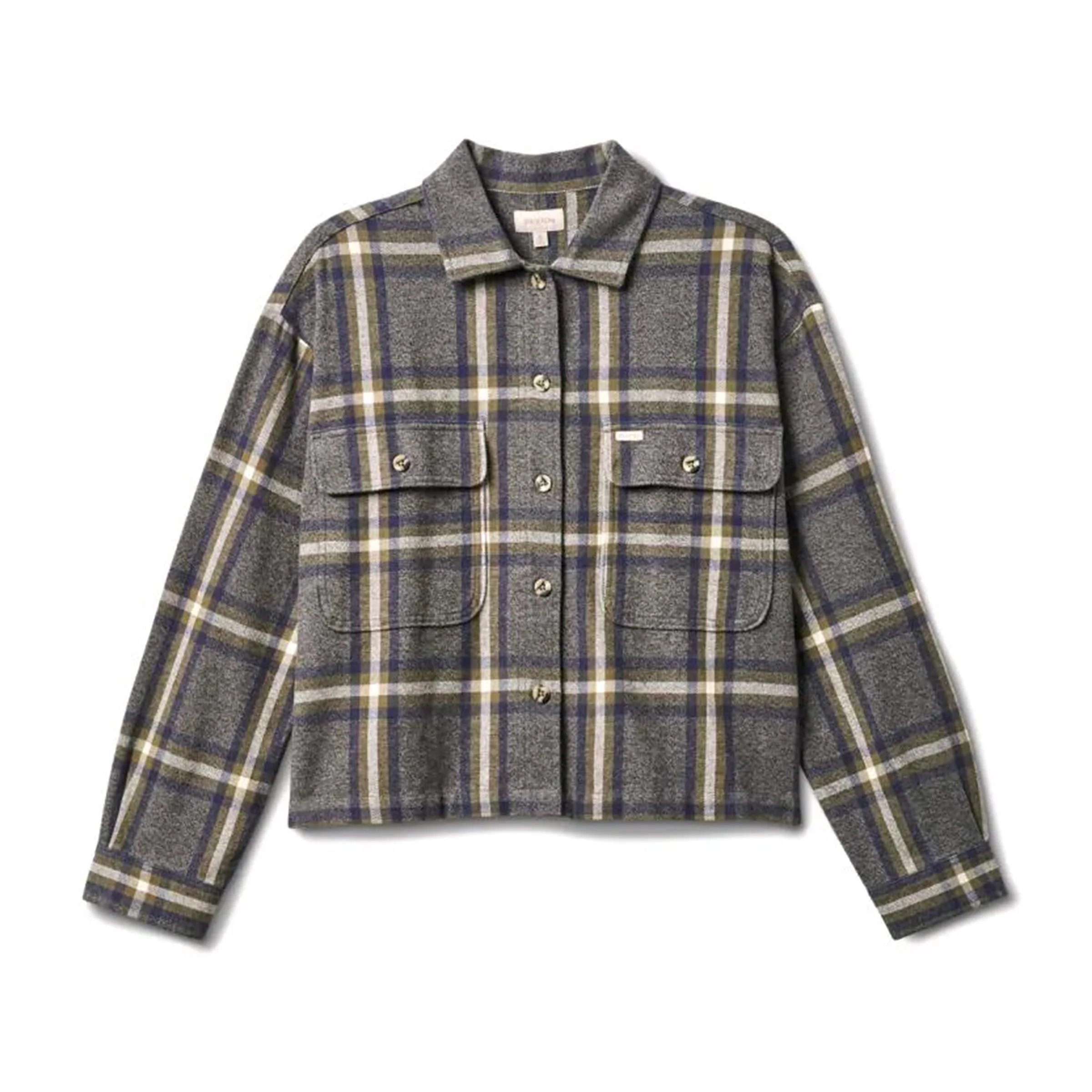 Women's Bowery Flannel - Washed Navy - Image 4