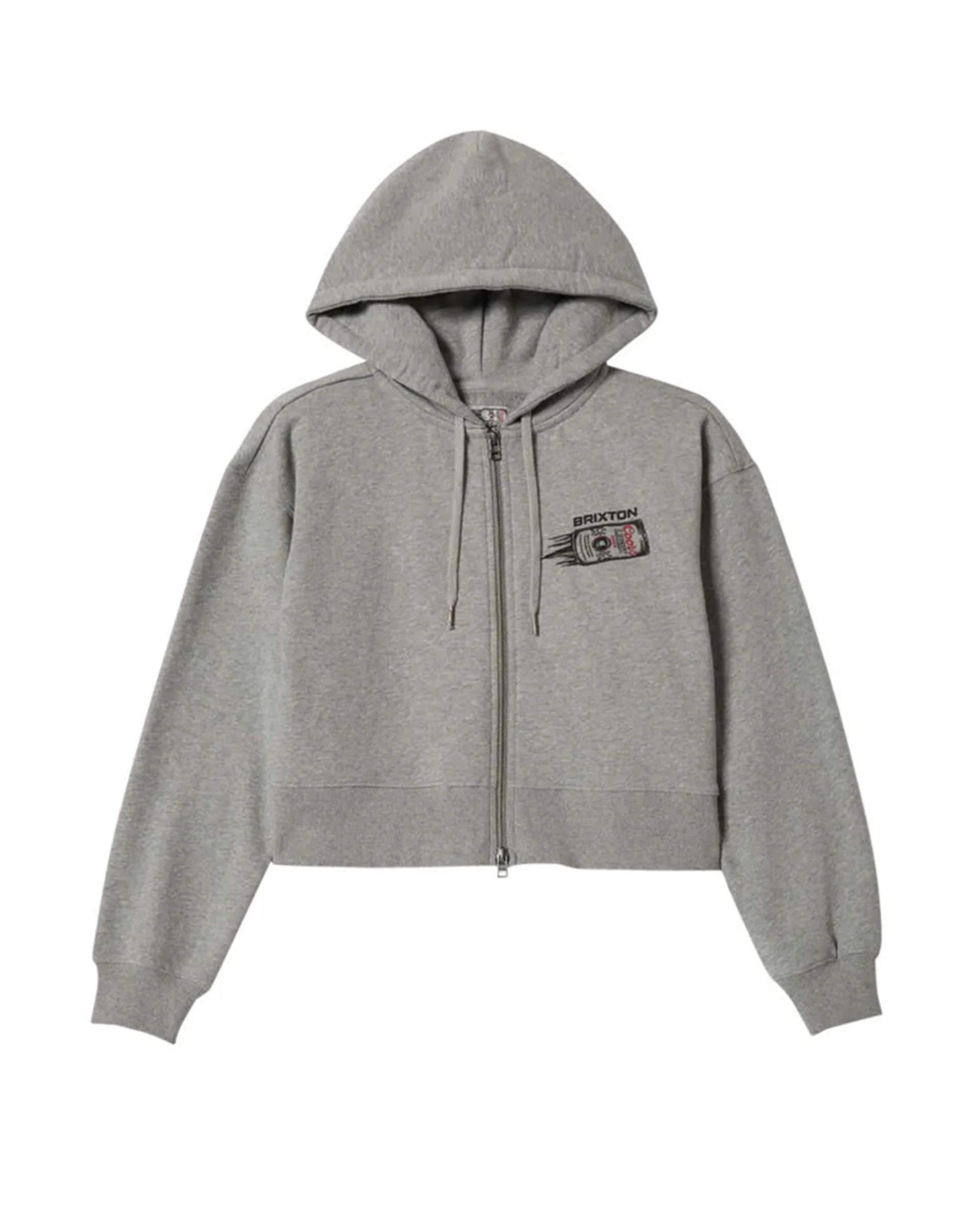 Women's Coors Light Silver Speed Zip-Up Hoodie - Heather Grey
