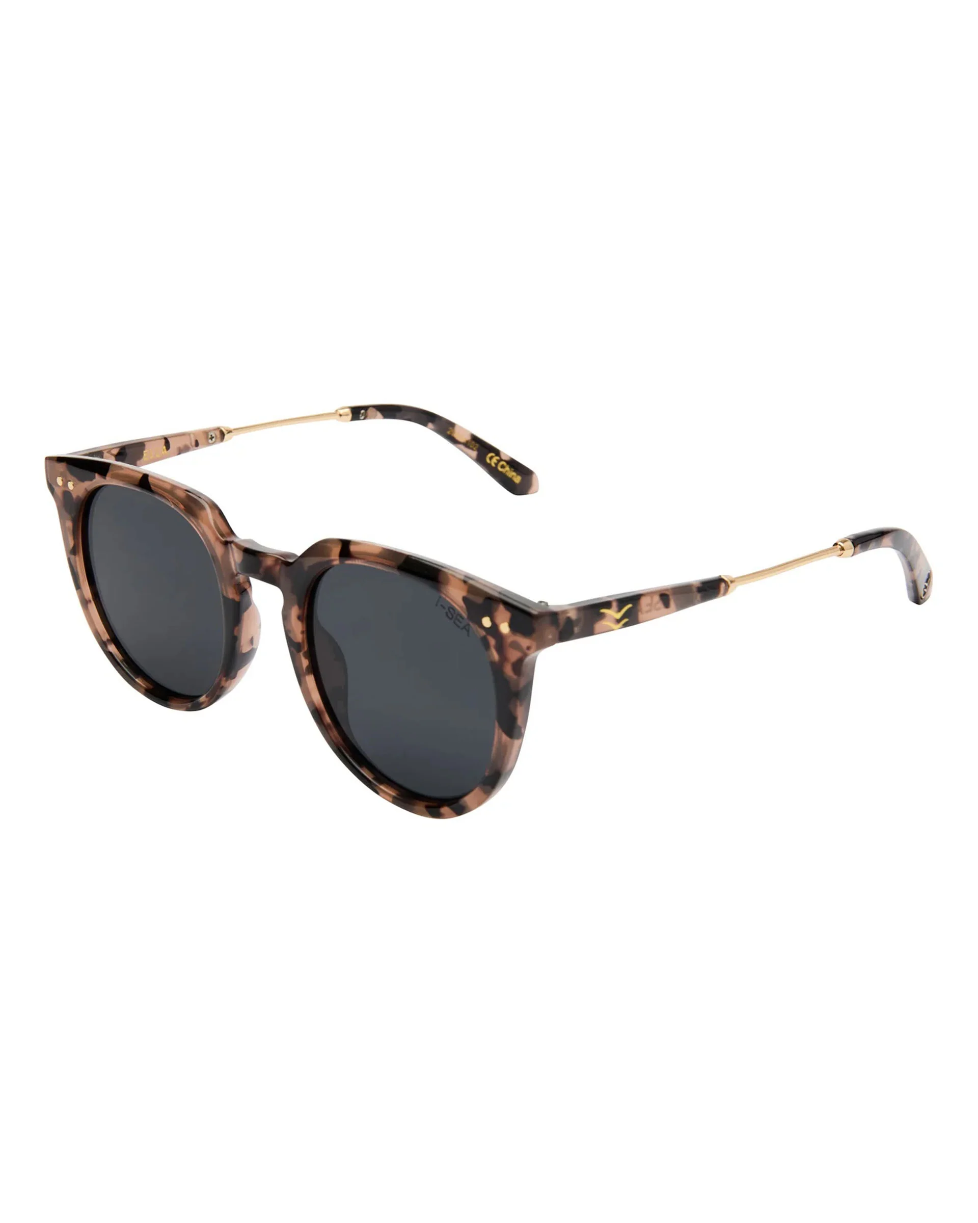 Women's Ella Sunglasses - Blonde Tort/Smoke Polarized Lens - Image 2