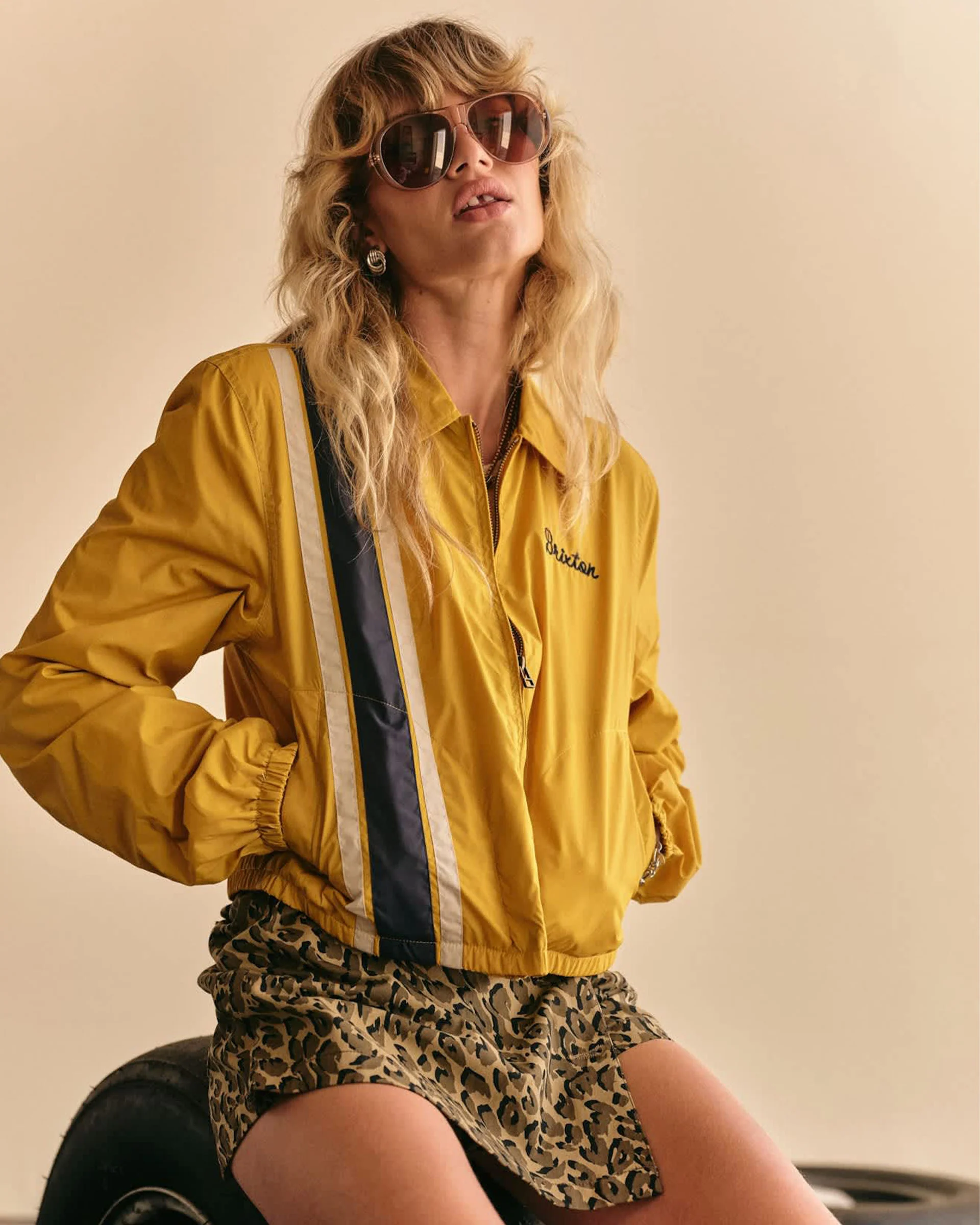 Women's Goodyear Mechanics Garage Jacket - Nugget Gold - Image 2