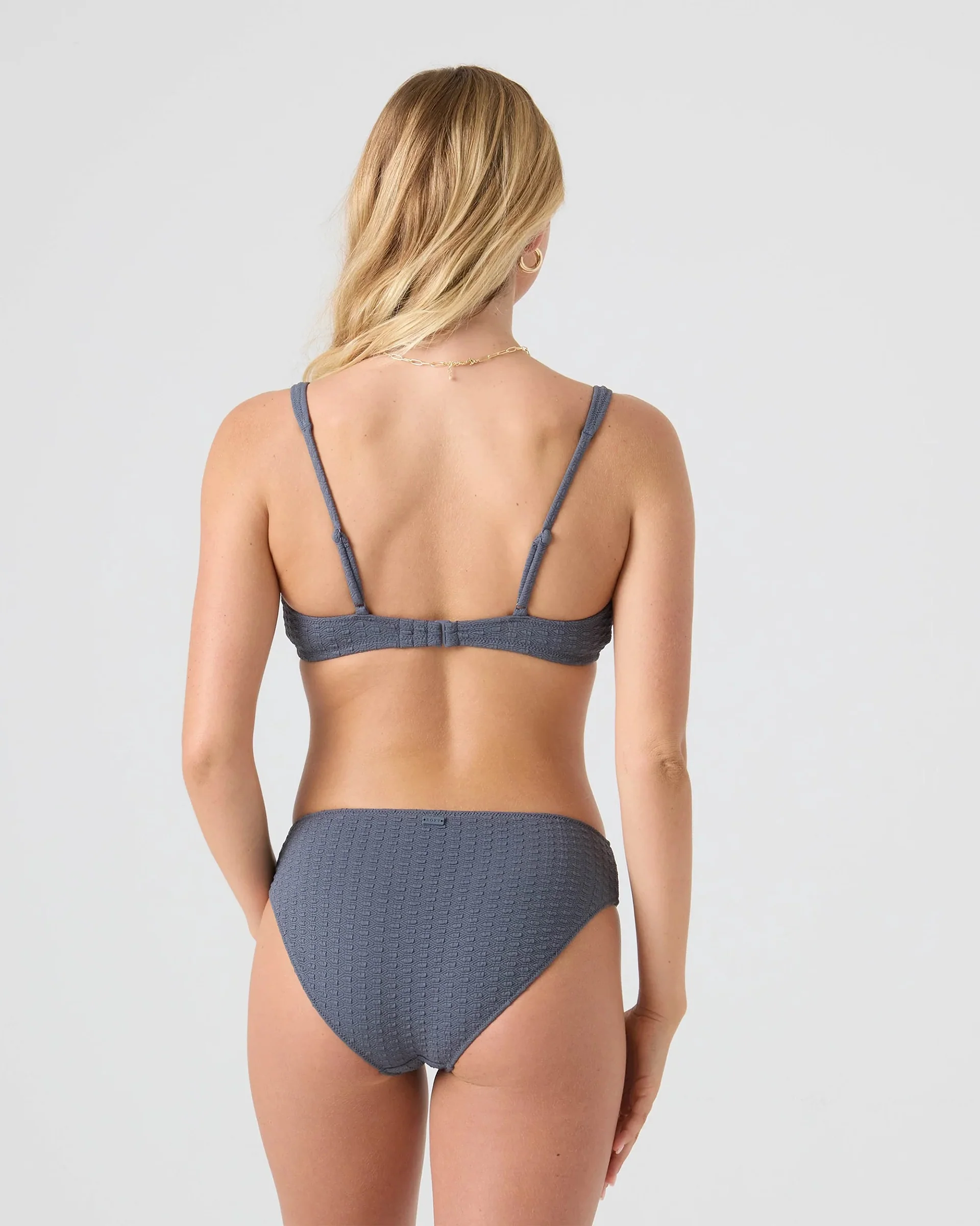 Women's Haleiwa Scoop Bralette Bikini Top - Gray Combo - Image 4