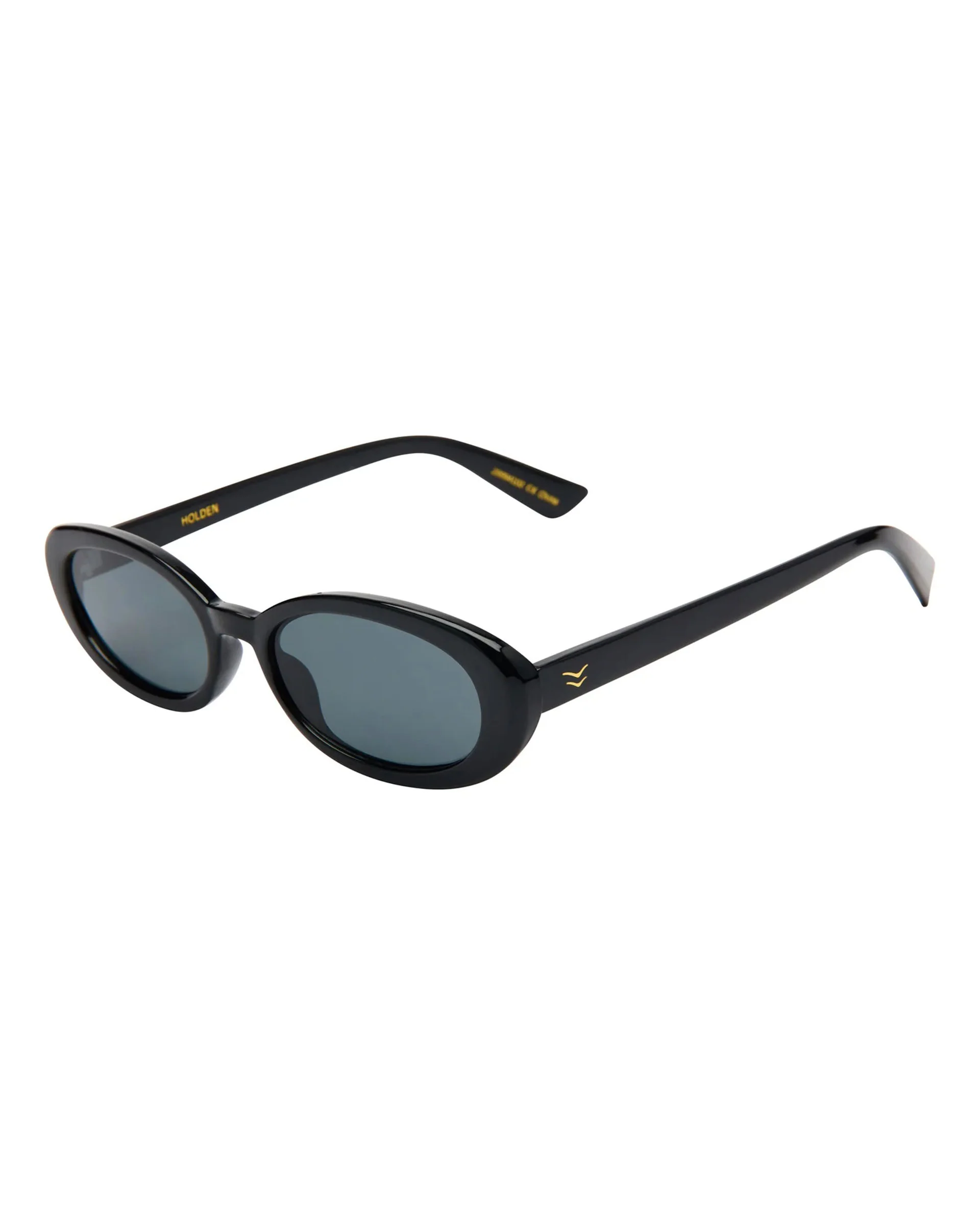 Women's Holden Sunglasses - Black/Smoke Polarized Lens - Image 2