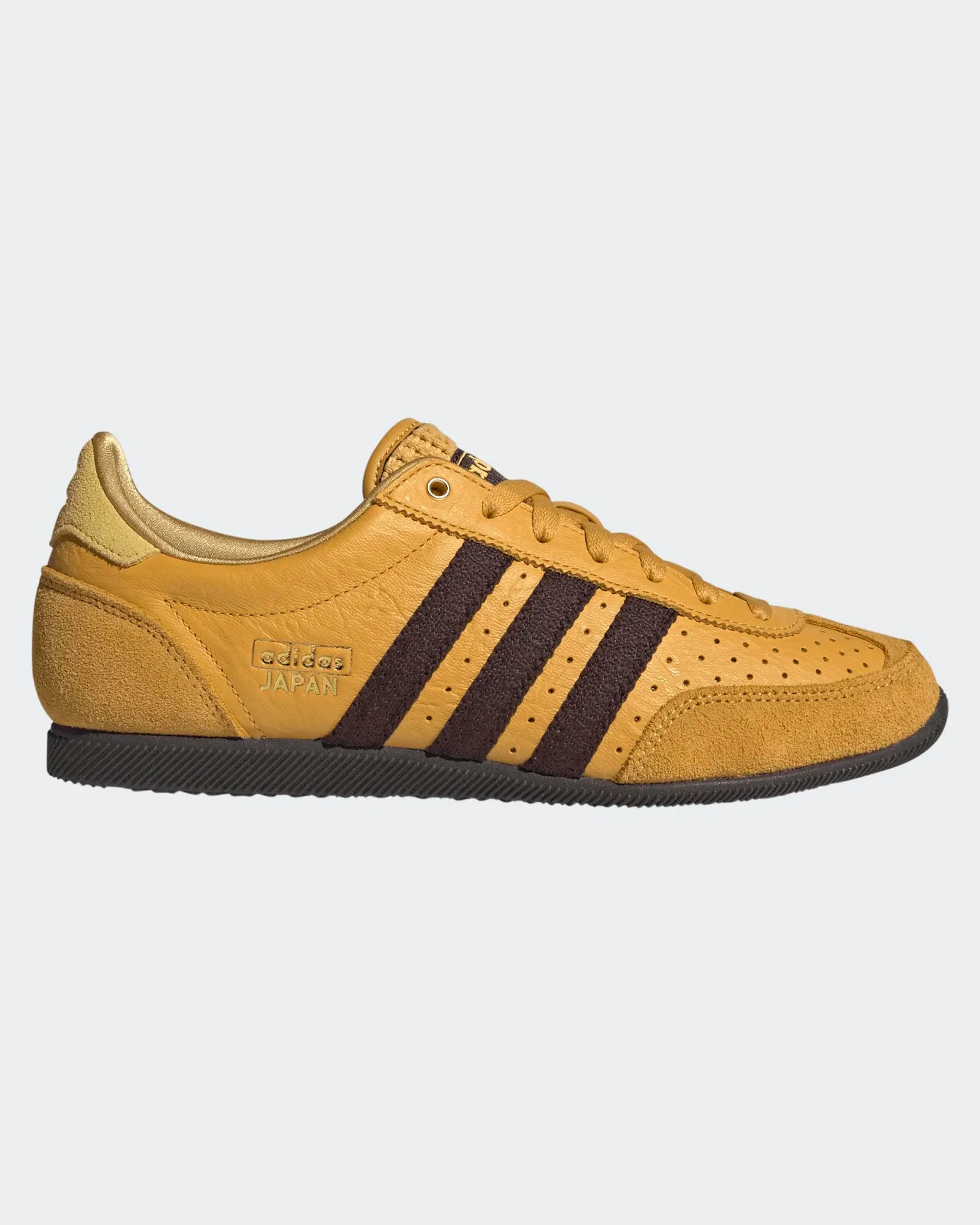 Women's Japan Shoe - Preloved Yellow / Aurora Coffee / Gold Metallic