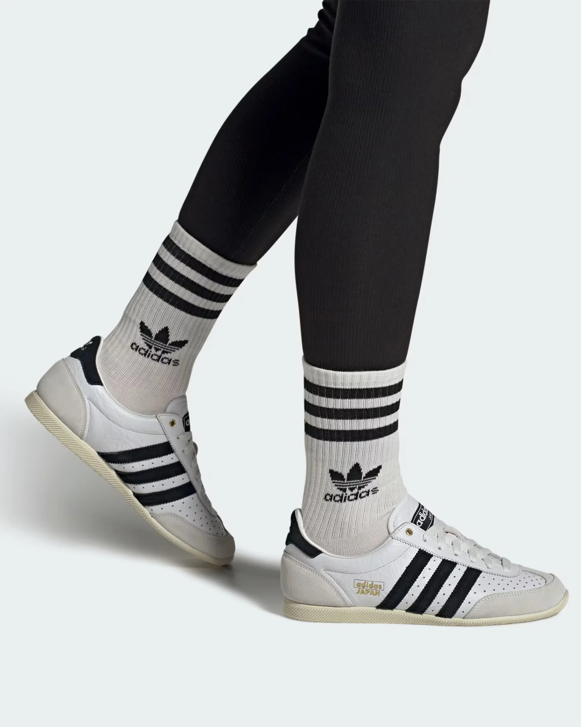 Women's Japan Shoe - Cloud White/Core Black/Gold Metallic - Image 2