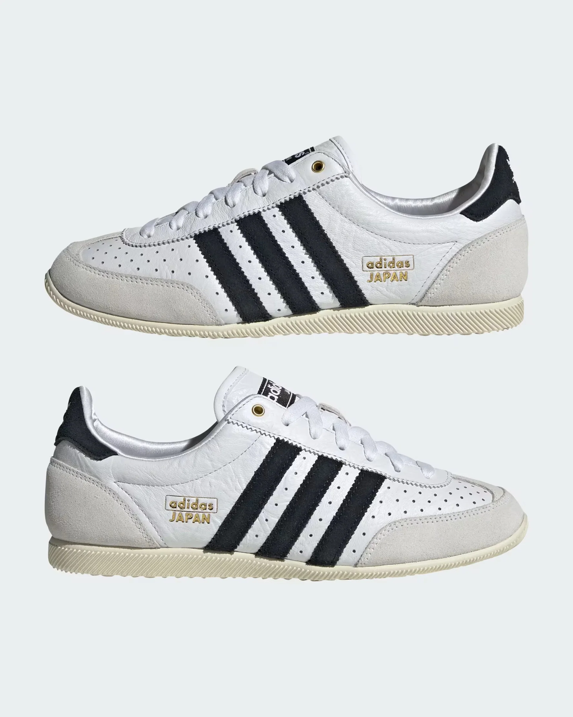 Women's Japan Shoe - Cloud White/Core Black/Gold Metallic - Image 8