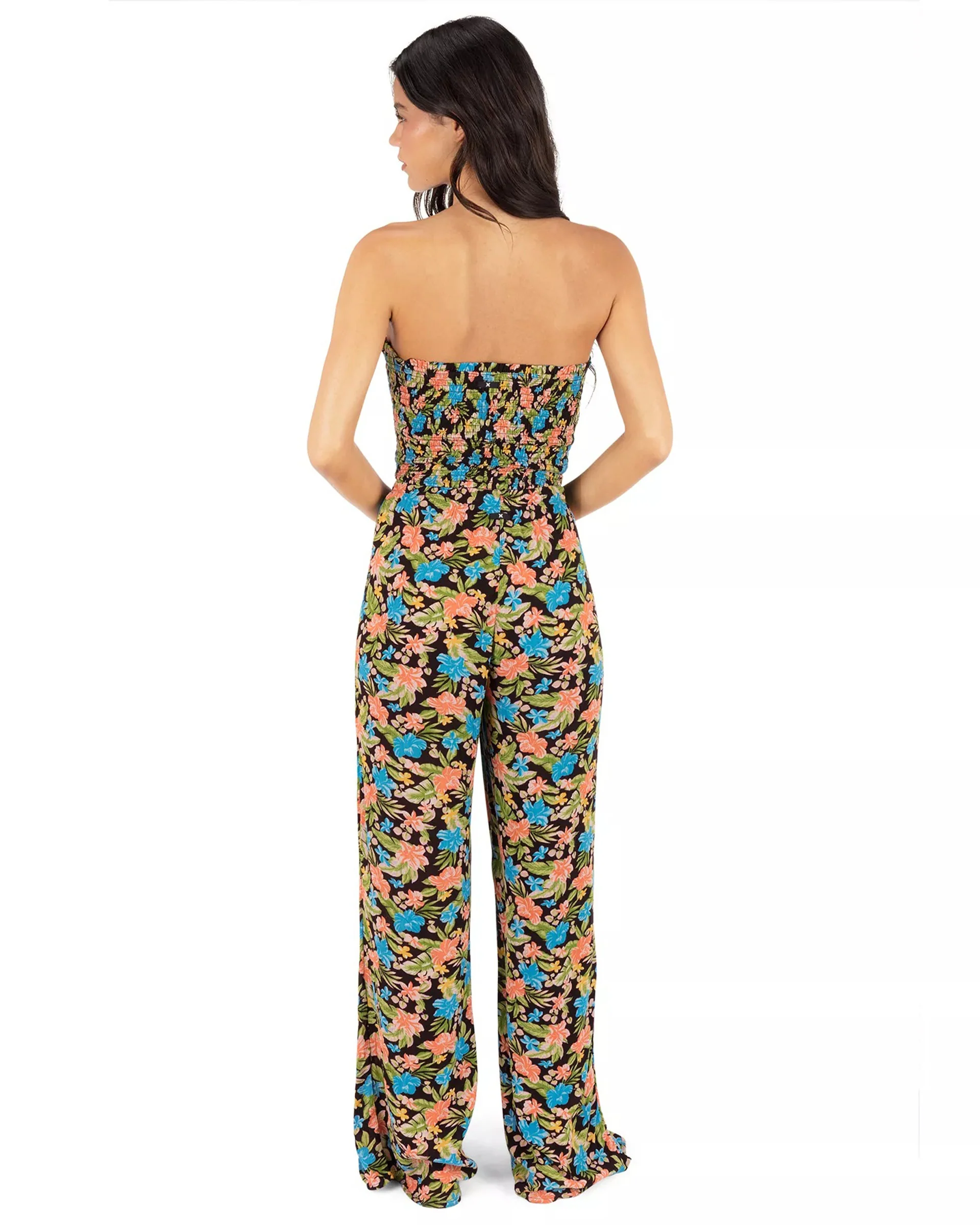 Women's Miami Garden Smocked Top - Mole - Image 4