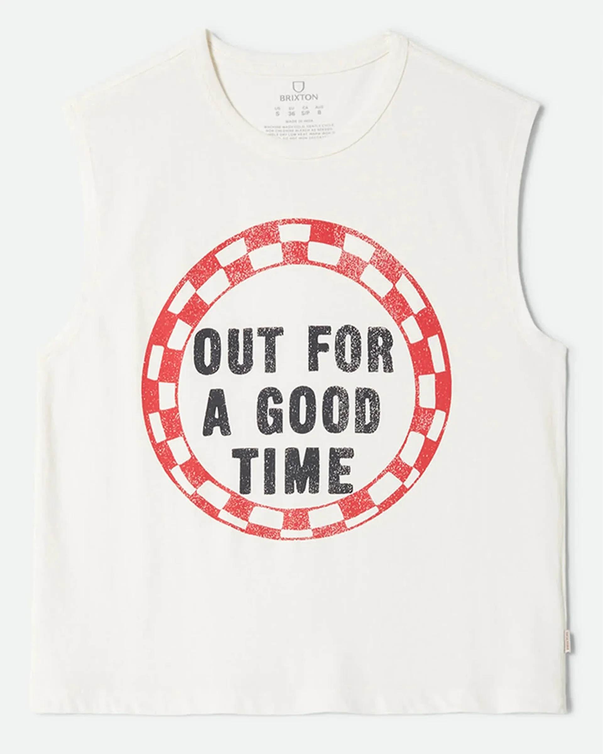 Women's Out For A Good Time Muscle Tank - Off White - Image 2