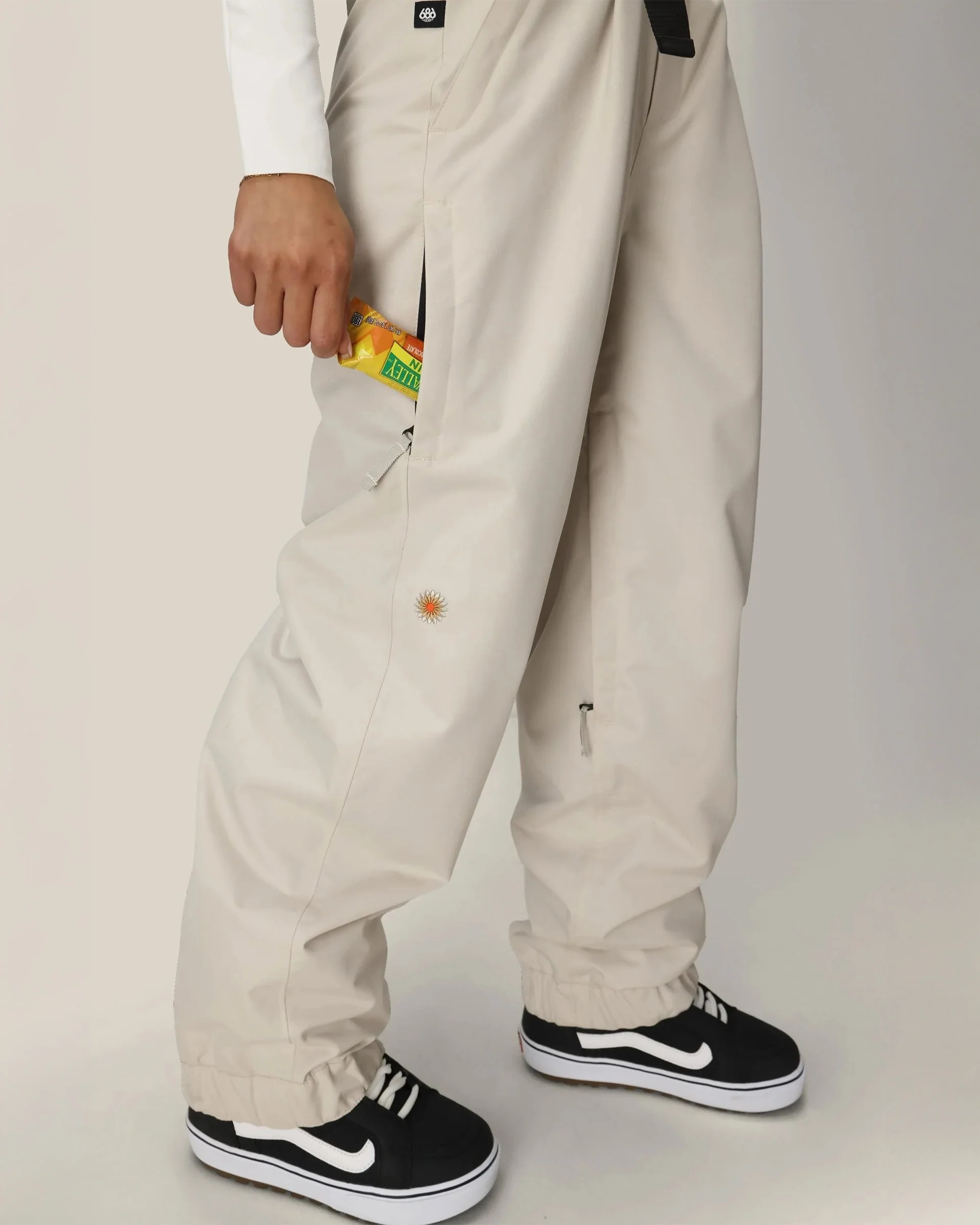 Women's Outline Shell Snow Pants - Limestone - Image 5