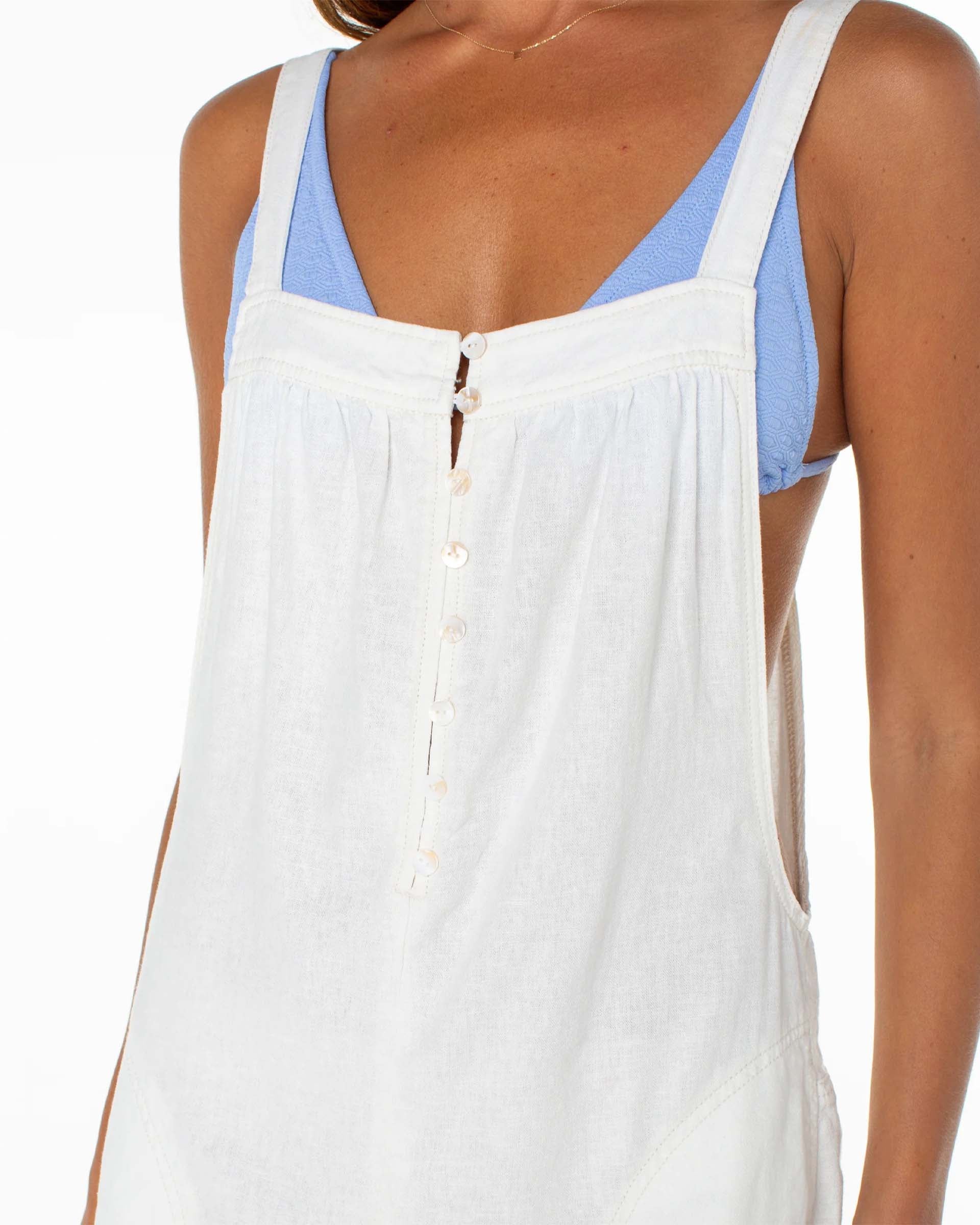 Women's Sail & Bow Jumpsuit - Cloud Dancer Solid - Image 4