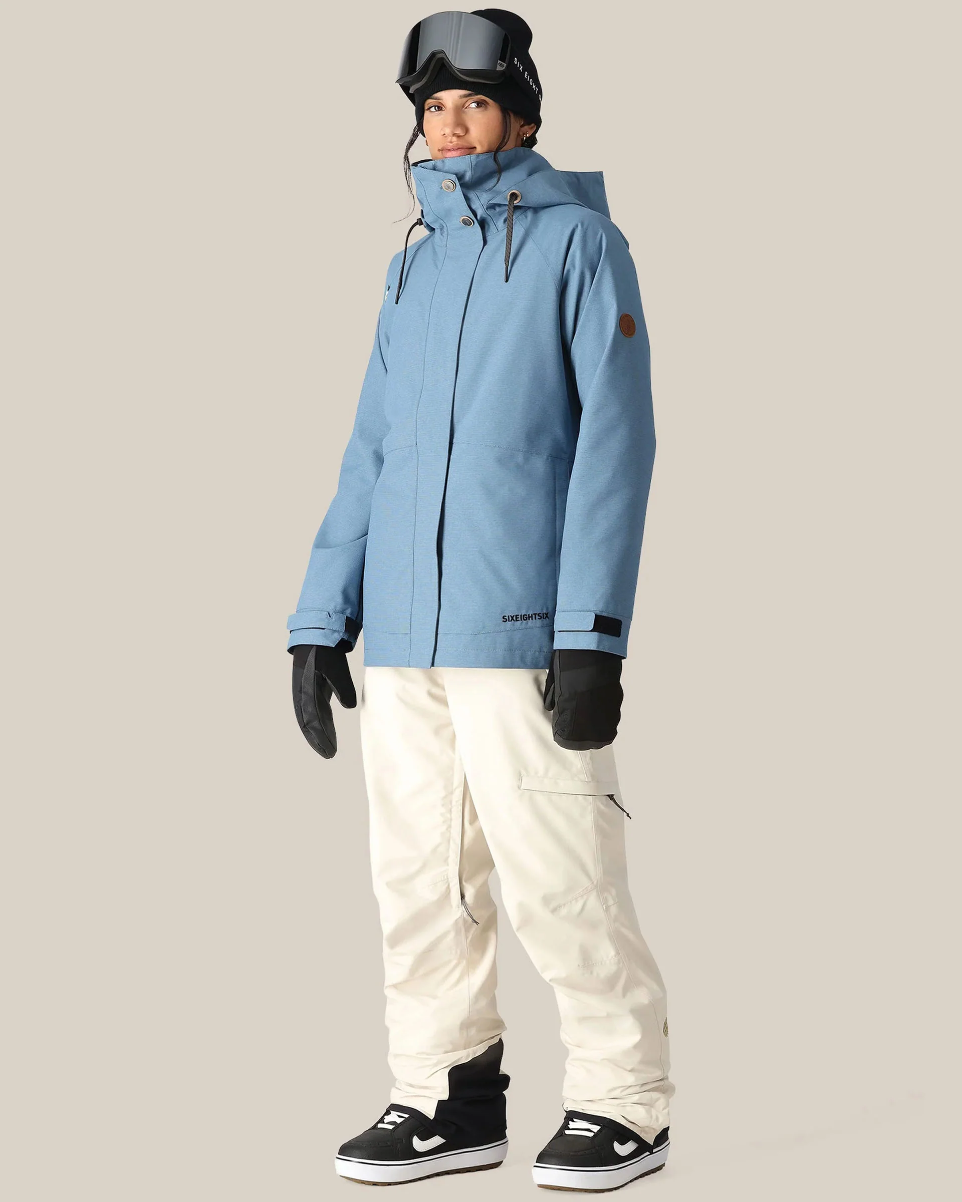 Women's Smarty 3-In-1 Cargo Snow Pant - Limestone - Image 2