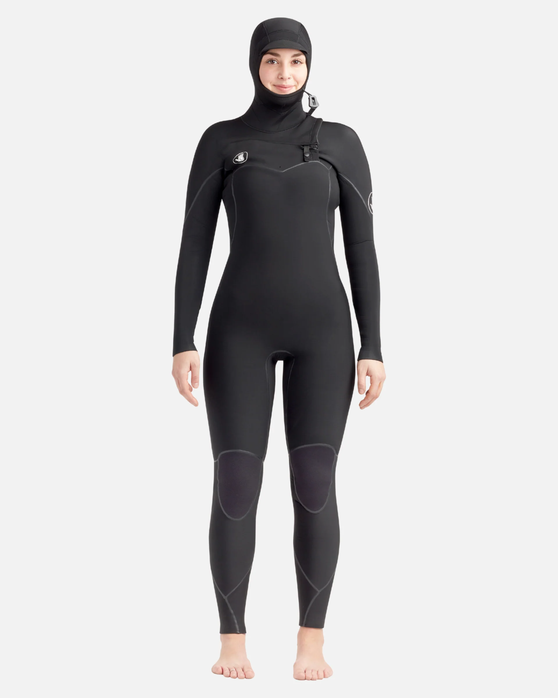 Women's Stellar 5/4/3 Chest-Zip Hooded Fullsuit
