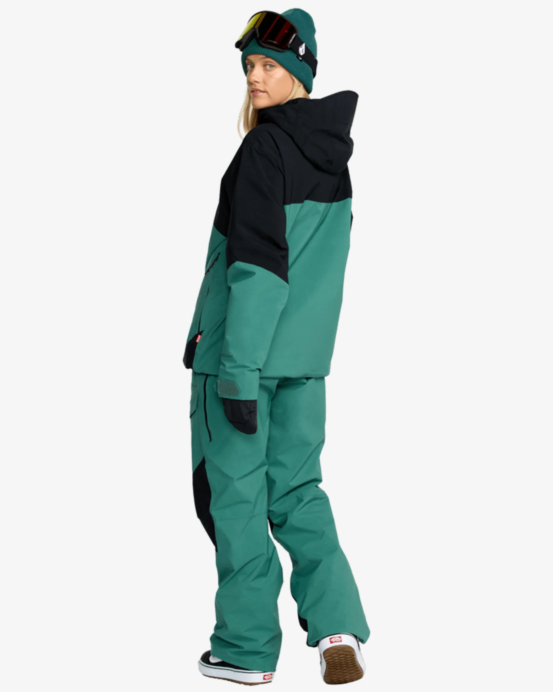 Women's Stretch Gore-Tex Snow Jacket - Spruce Green - Image 4
