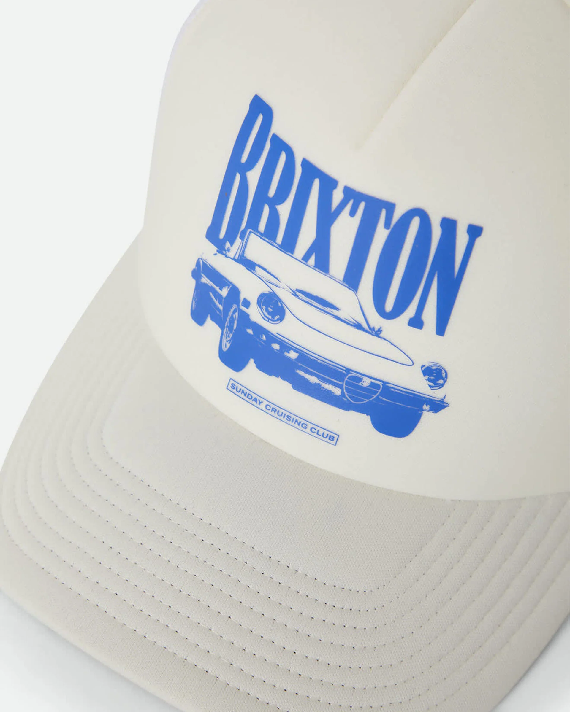 Women's Sunday Cruising Club Netplus Trucker Hat - Off White/Off White - Image 3
