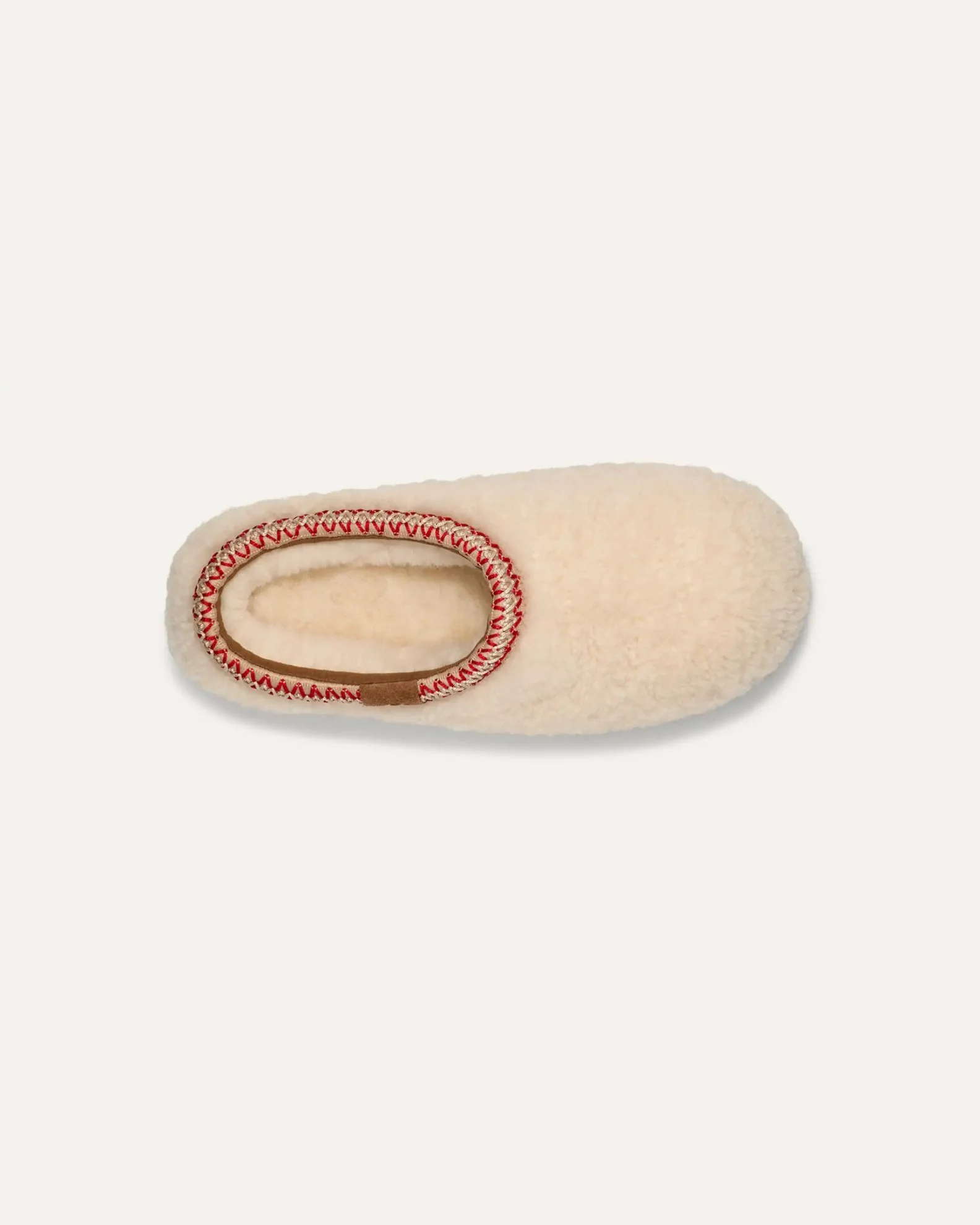 Women's Tasman Maxi Curly Slippers - Natural - Image 5