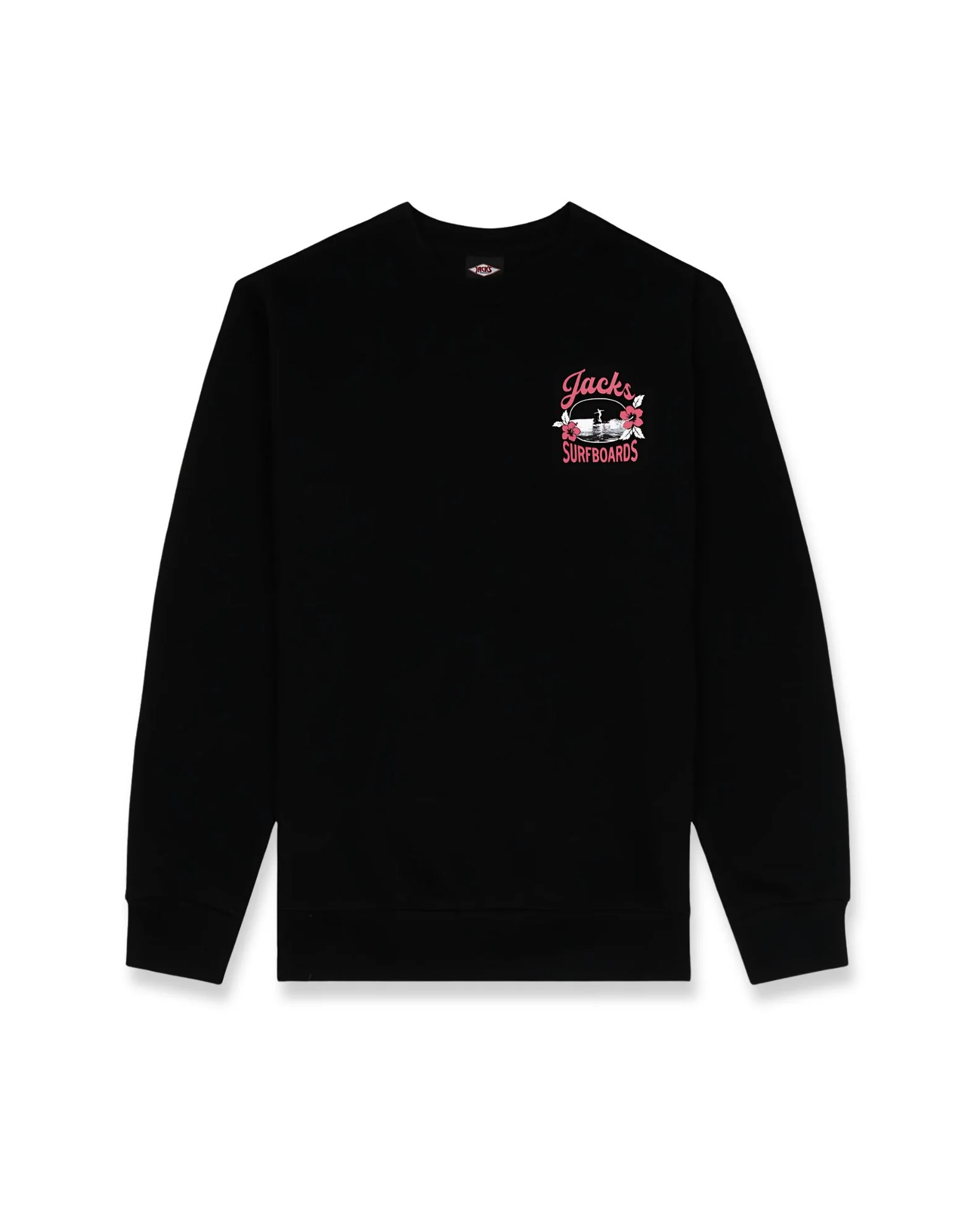 Women's Tip Toe Summer Series Crewneck Sweatshirt 26' - Black - Image 2