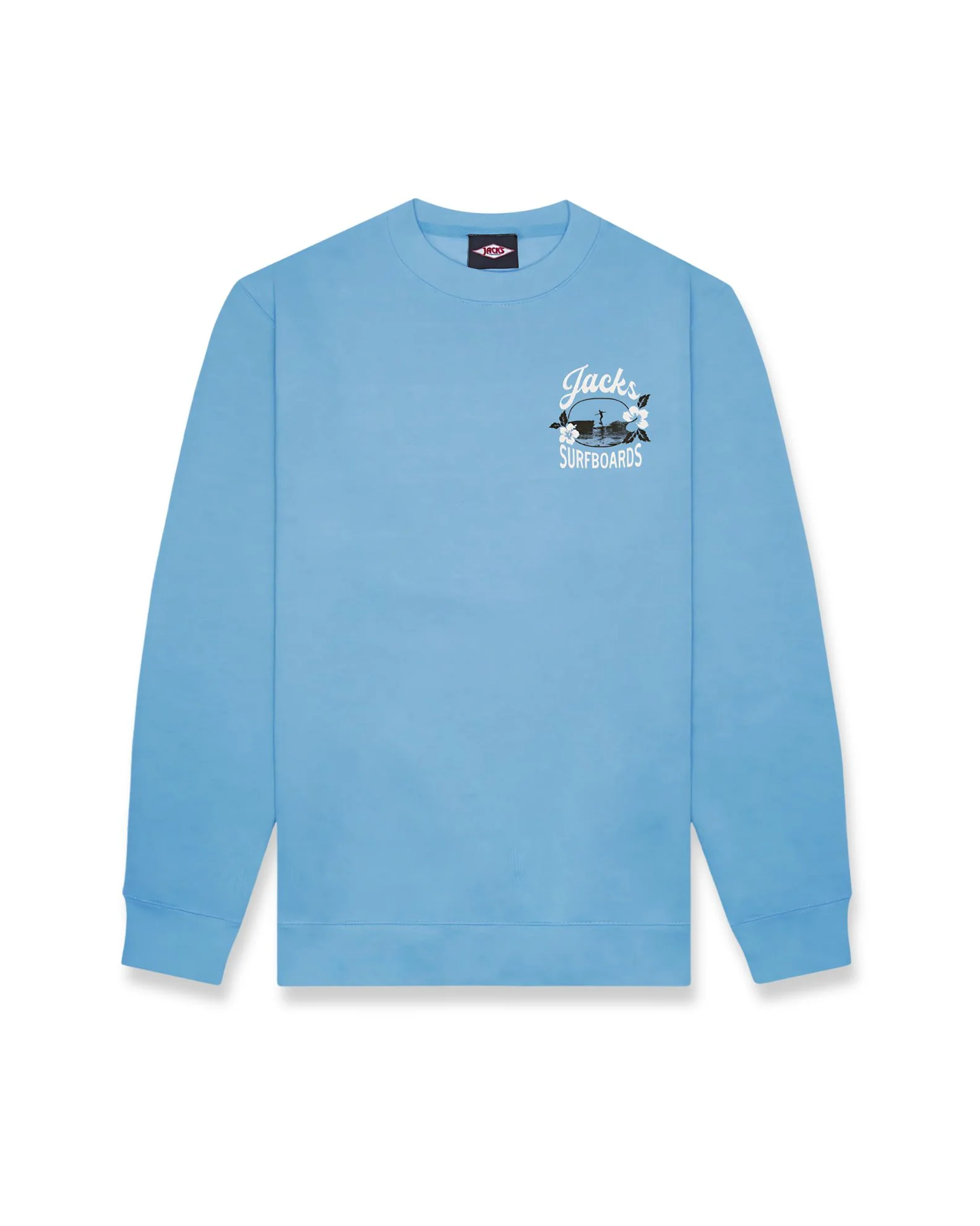 Women's Tip Toe Summer Series Crewneck Sweatshirt 26'- Light Blue - Image 2