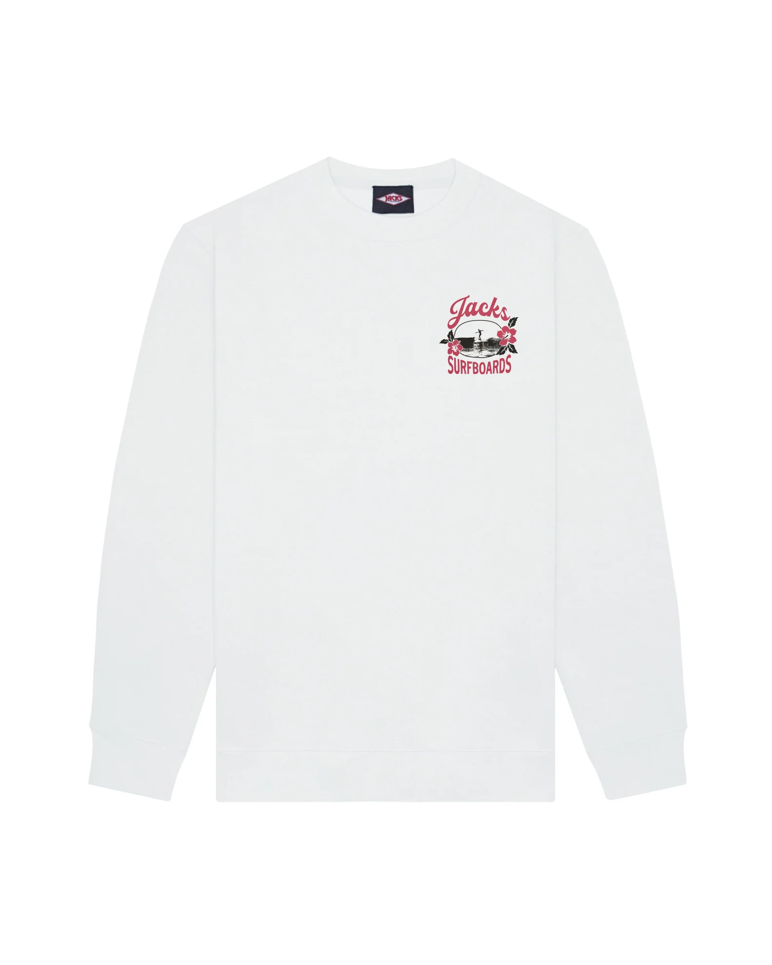 Women's Tip Toe Summer Series Crewneck Sweatshirt 26' - White - Image 2