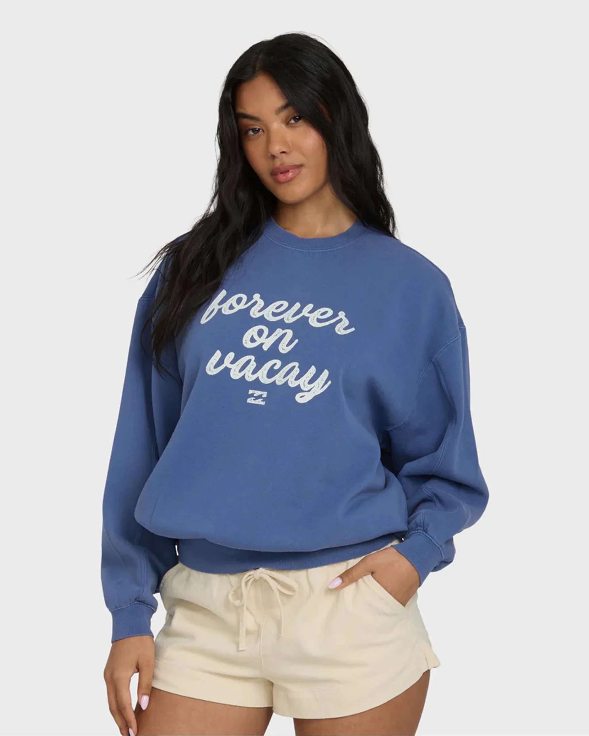 Women's Treasure Cay Crewneck Sweatshirt - Dutch Blue - Image 3