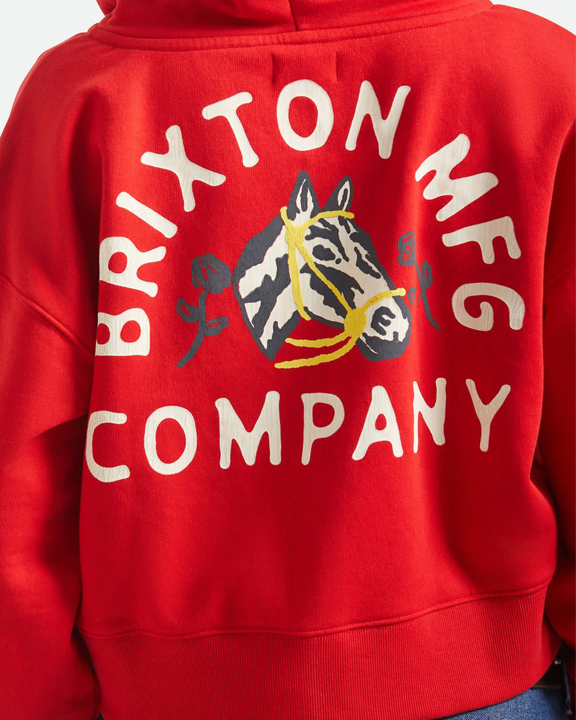 Women's Trophy Horse Cropped Zip Hood - Adrenaline Rush - Image 5
