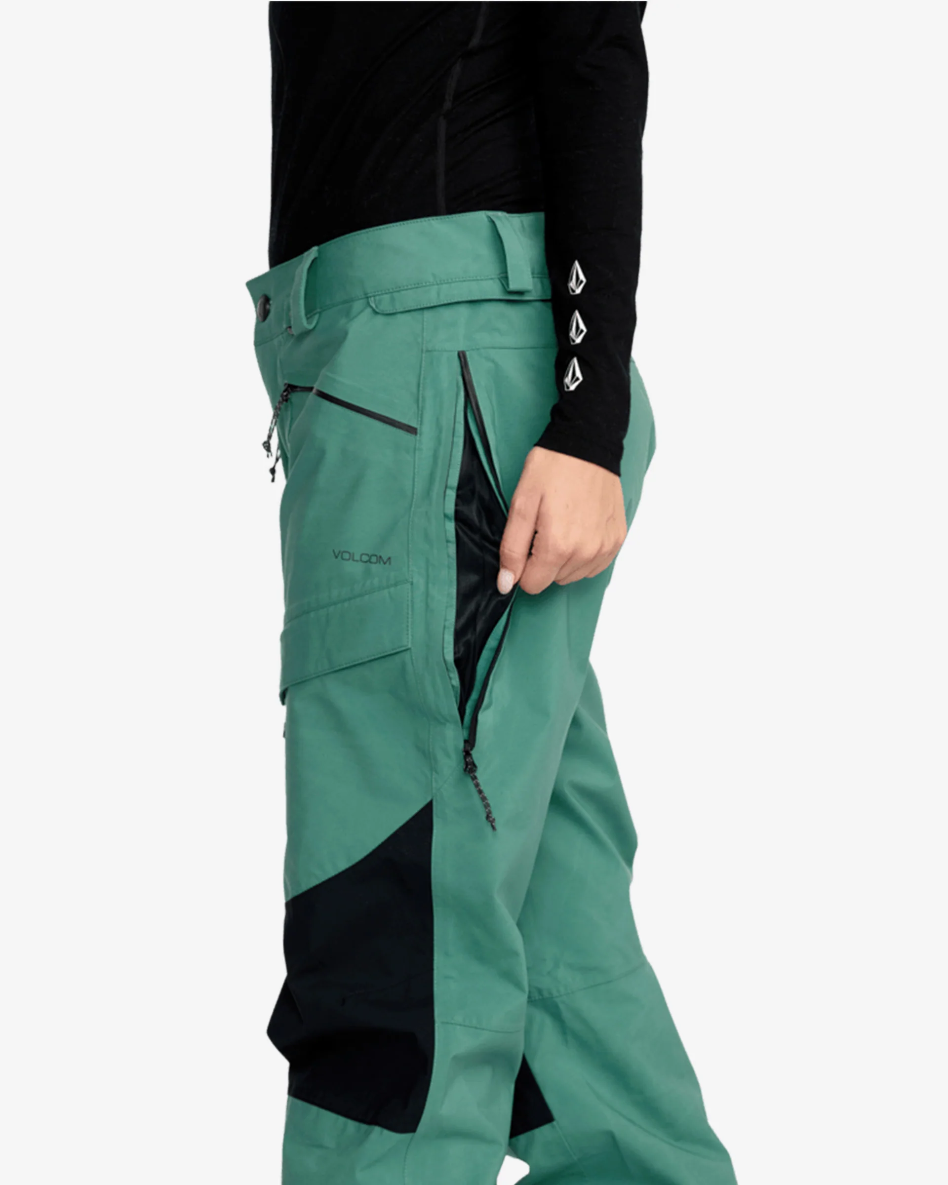 Women's V.CO Stretch Gore-Tex Snow Pants - Spruce Green - Image 4