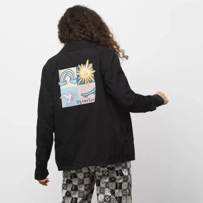 Women's Vans x Skateistan Jacket - Image 5