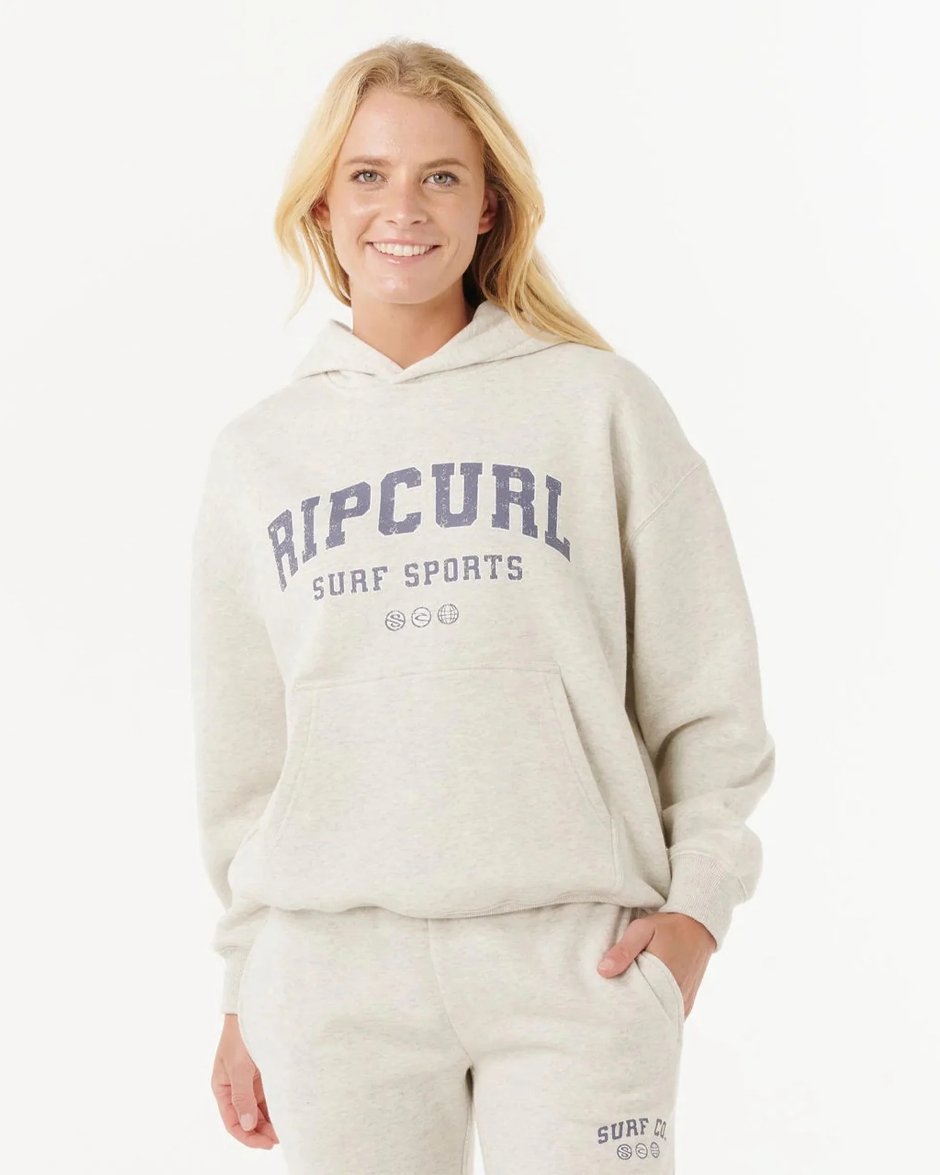 Women's Varsity Sports Pullover Hoodie - Sports Marle
