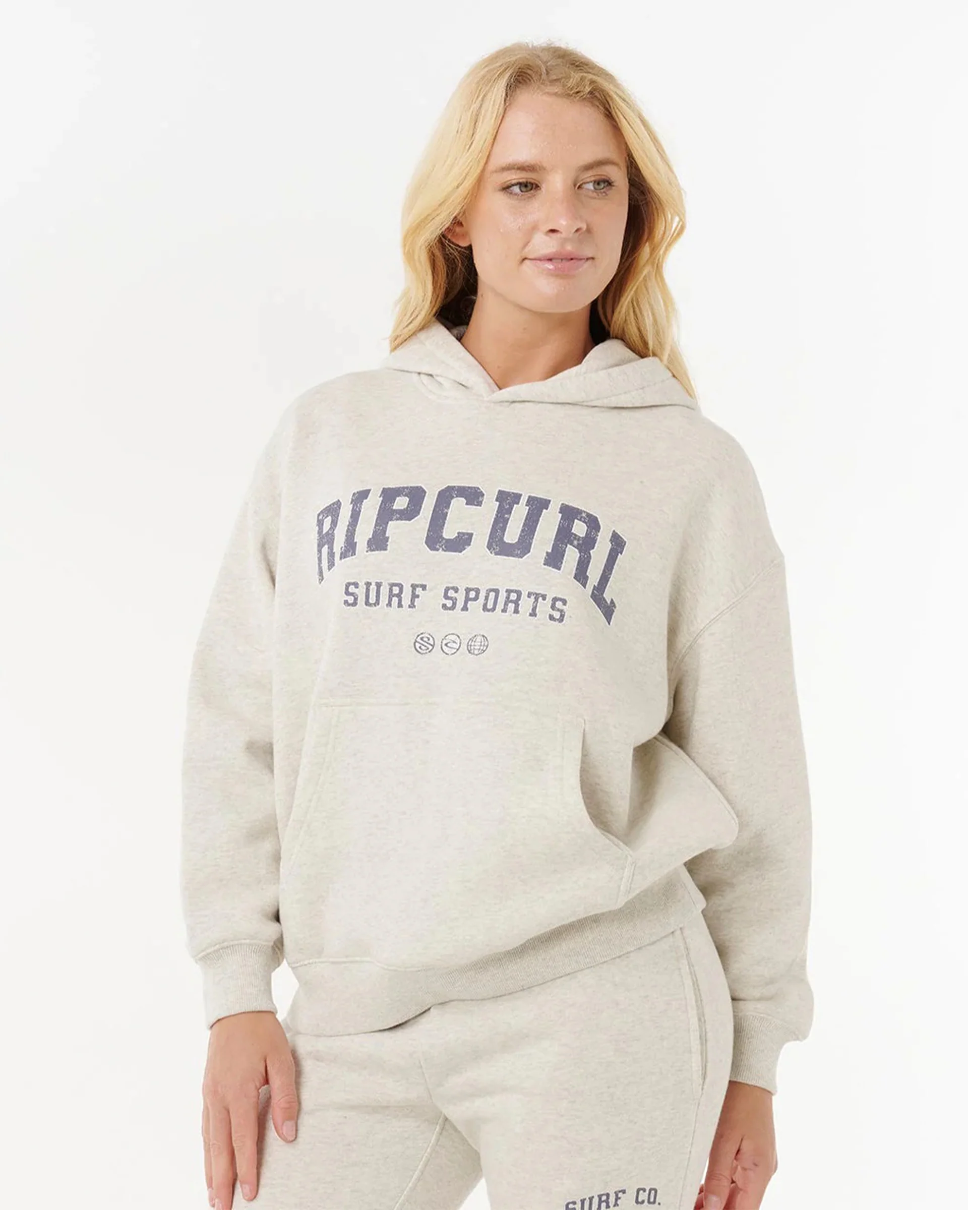 Women's Varsity Sports Pullover Hoodie - Sports Marle - Image 6