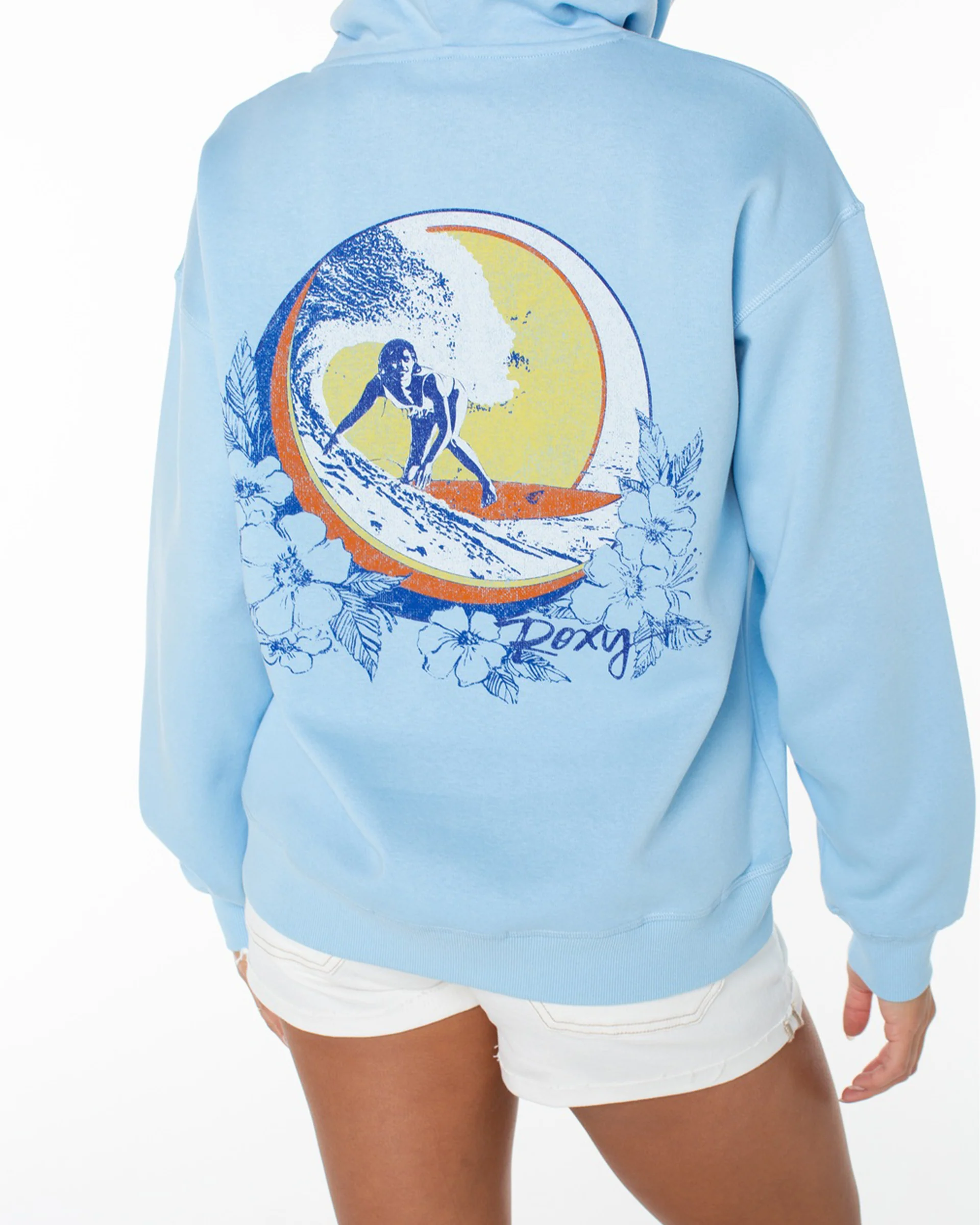 Women's Wailea Hoodie - Airy Blue Making Waves - Image 6