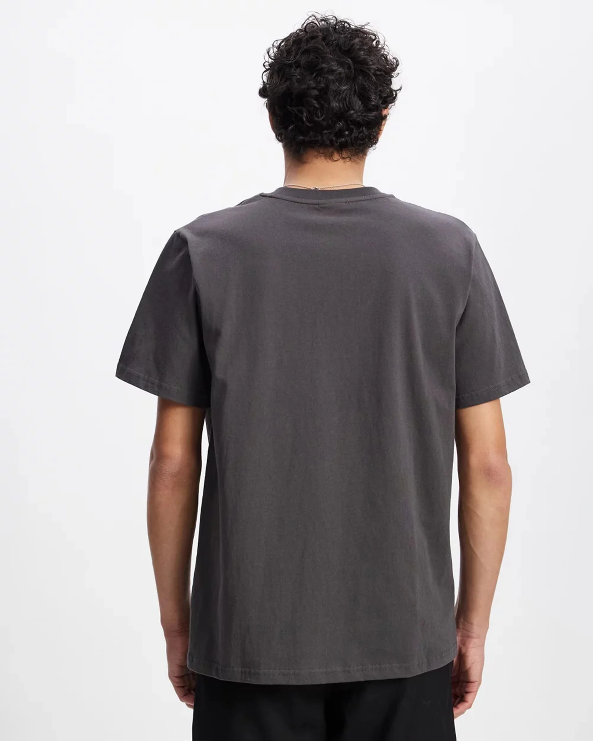 Woven Vintage S/S T-Shirt - Black - Image 4