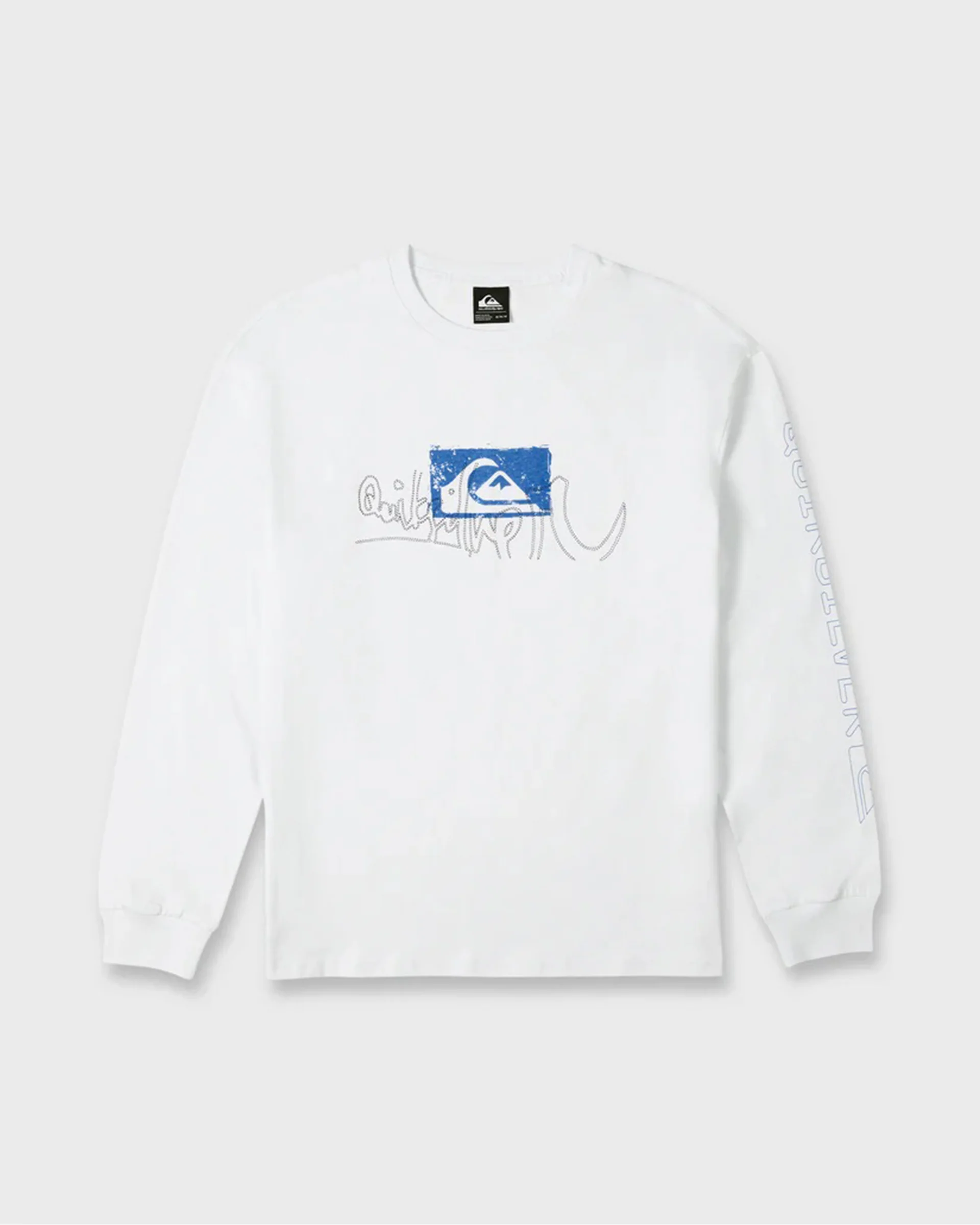 Young Guns Impaired Embellishment L/S T-Shirt - White - Image 6