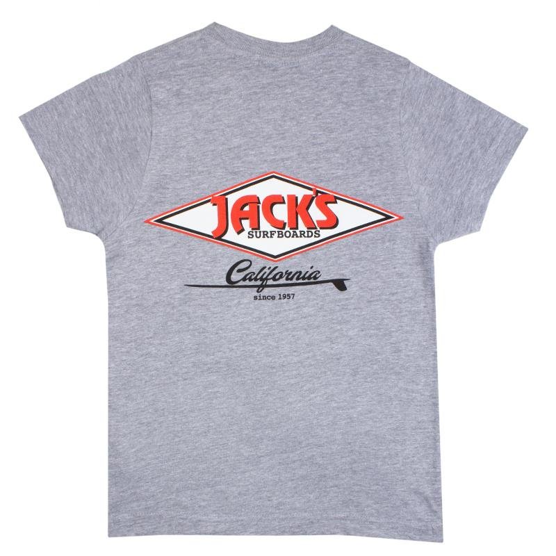 Youth Cal Diamond S/S T-Shirt - Graphite Heather - Image 7