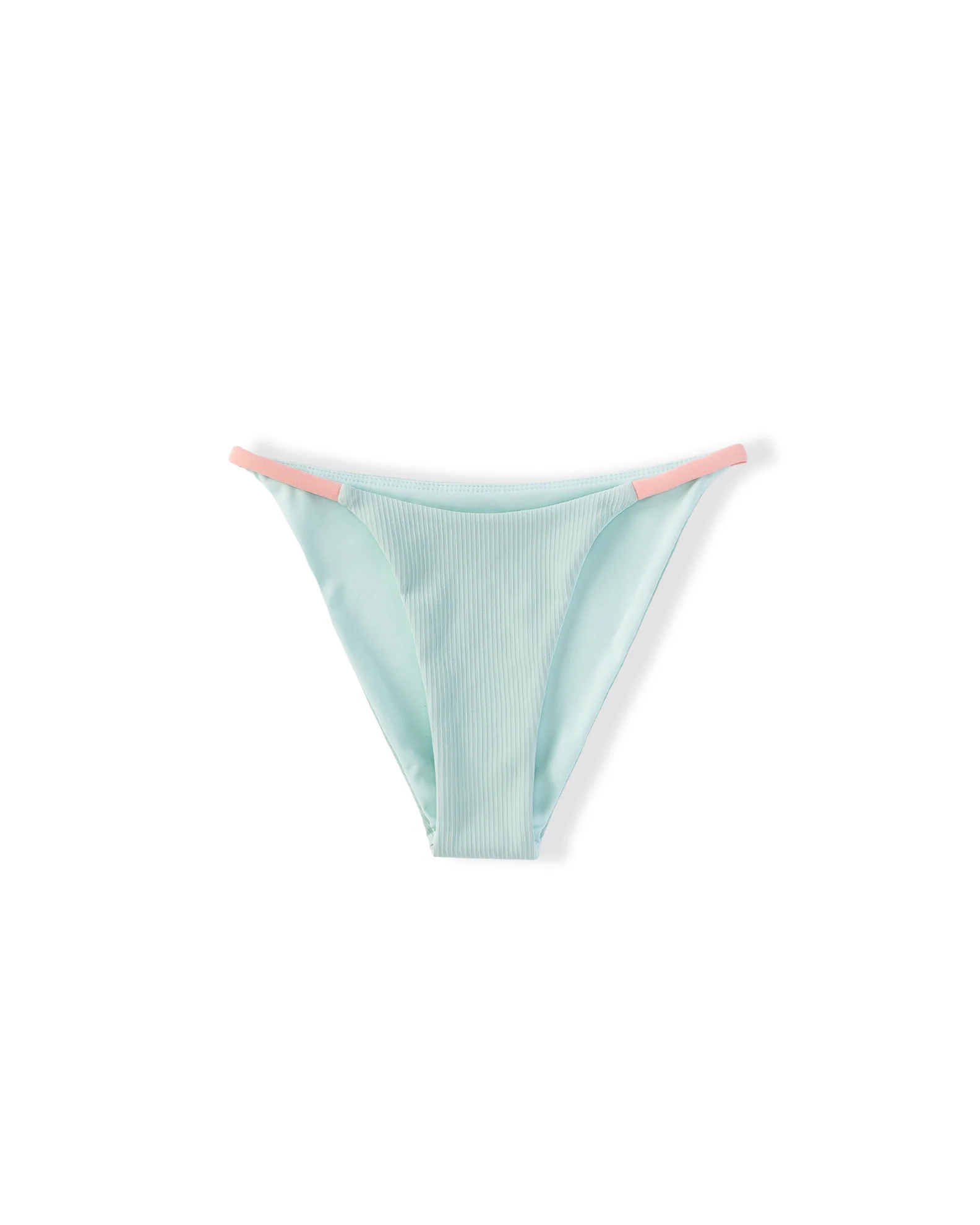 Youth Hartley Ribbed Swim Set - Sky Blue/Soft Coral - Image 5