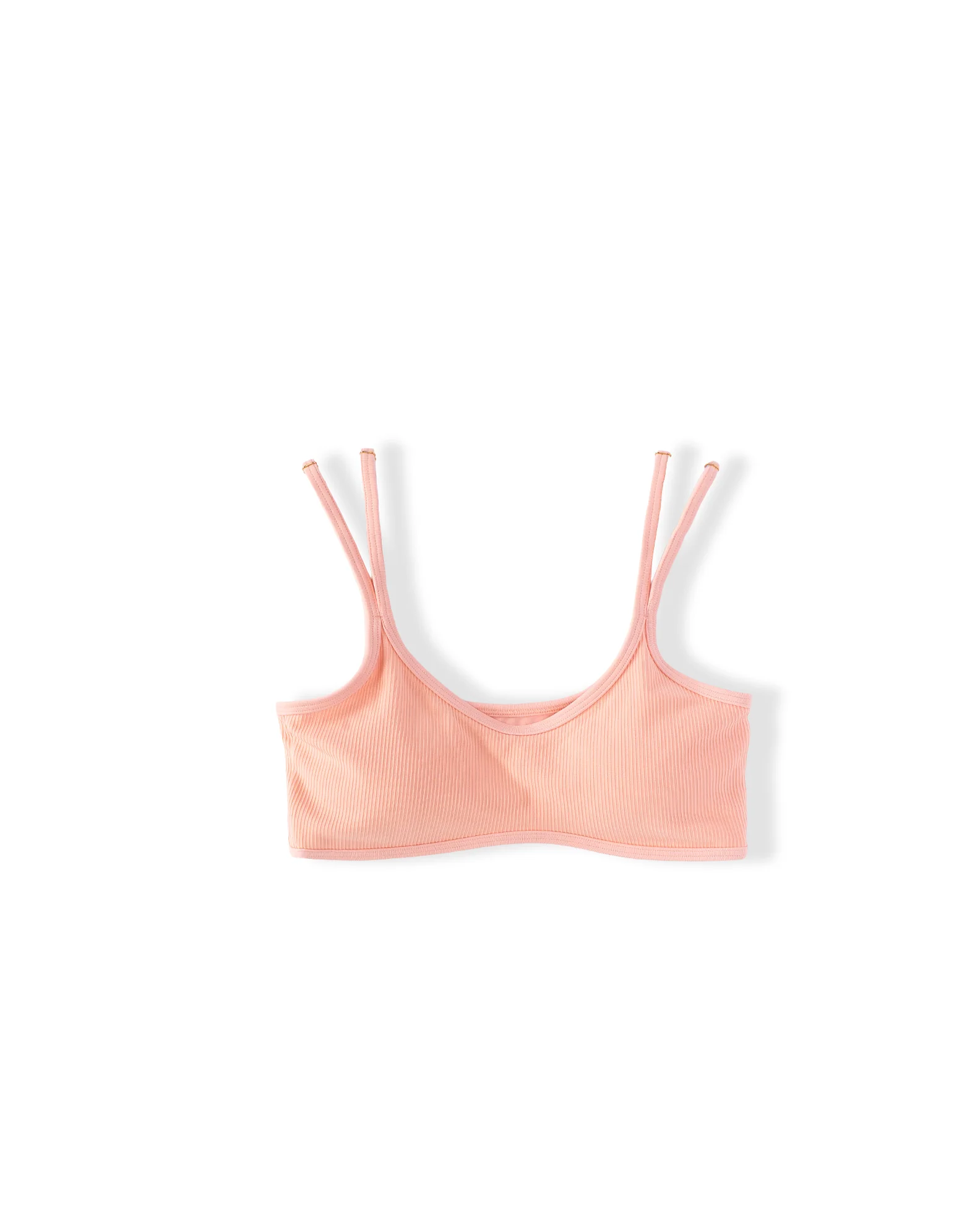 Youth Lola Ribbed Swim Set - Soft Coral - Image 6